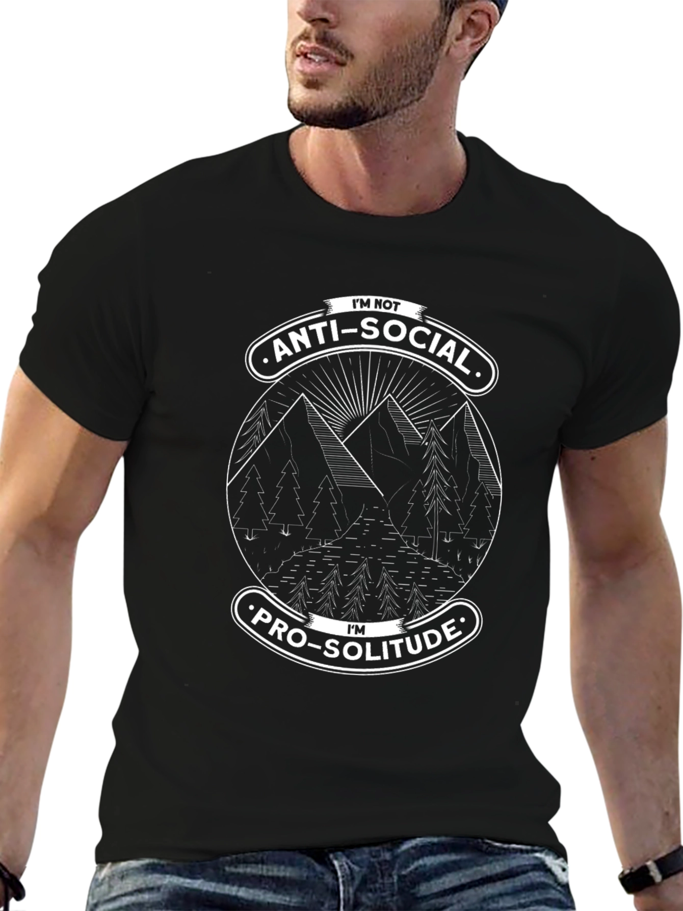 Anti-Social Pro-Solitude Graphic Tee