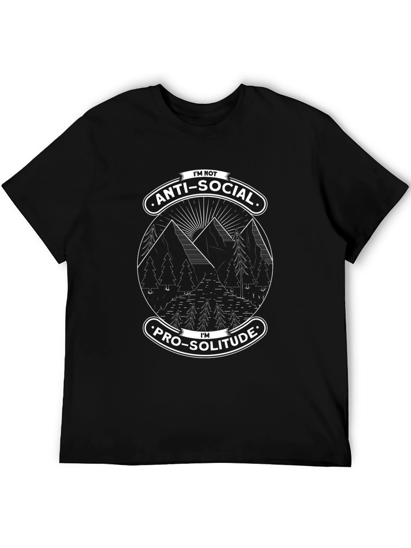 Anti-Social Pro-Solitude Graphic Tee