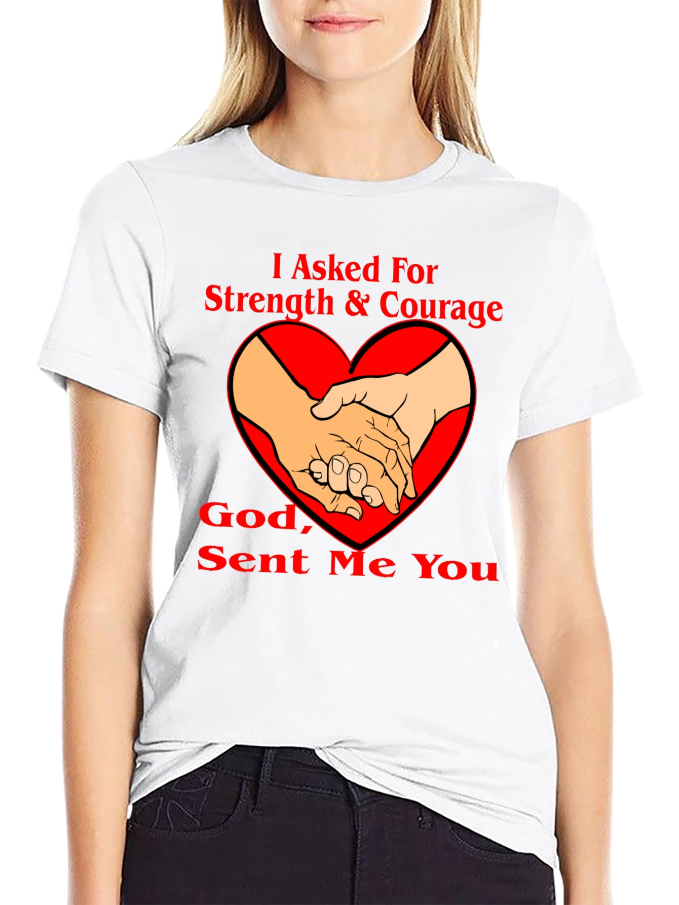 Strength & Courage Graphic T-Shirt
