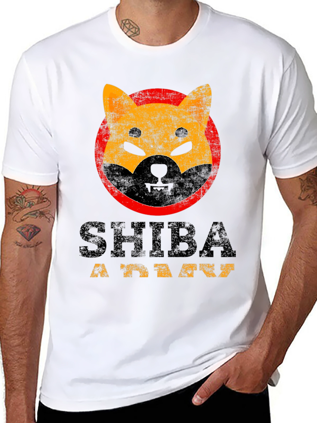 Shiba Army Graphic Tee - Crypto Doge Meme Shirt