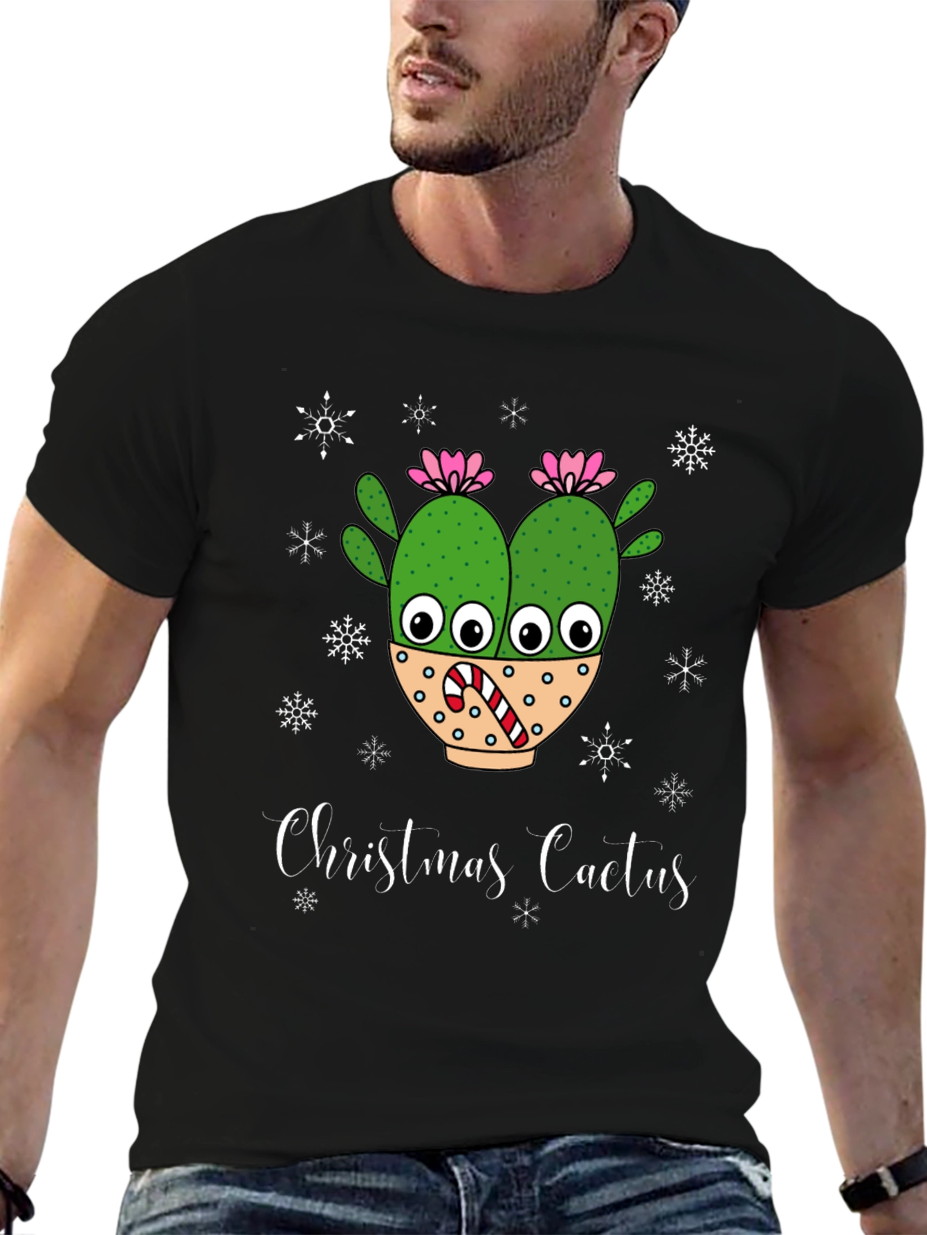 Christmas Cactus Graphic Tee