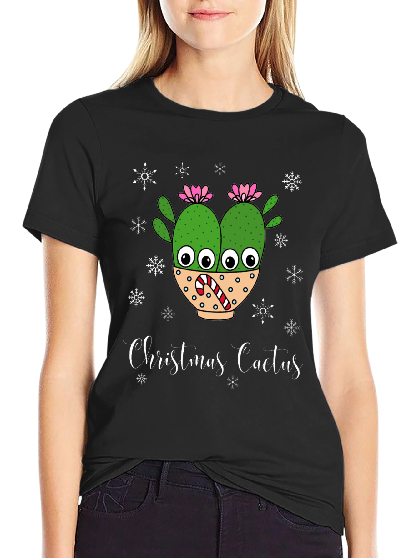 Christmas Cactus Graphic Tee
