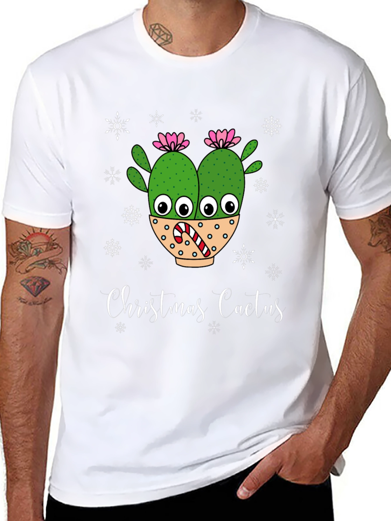 Christmas Cactus Graphic Tee