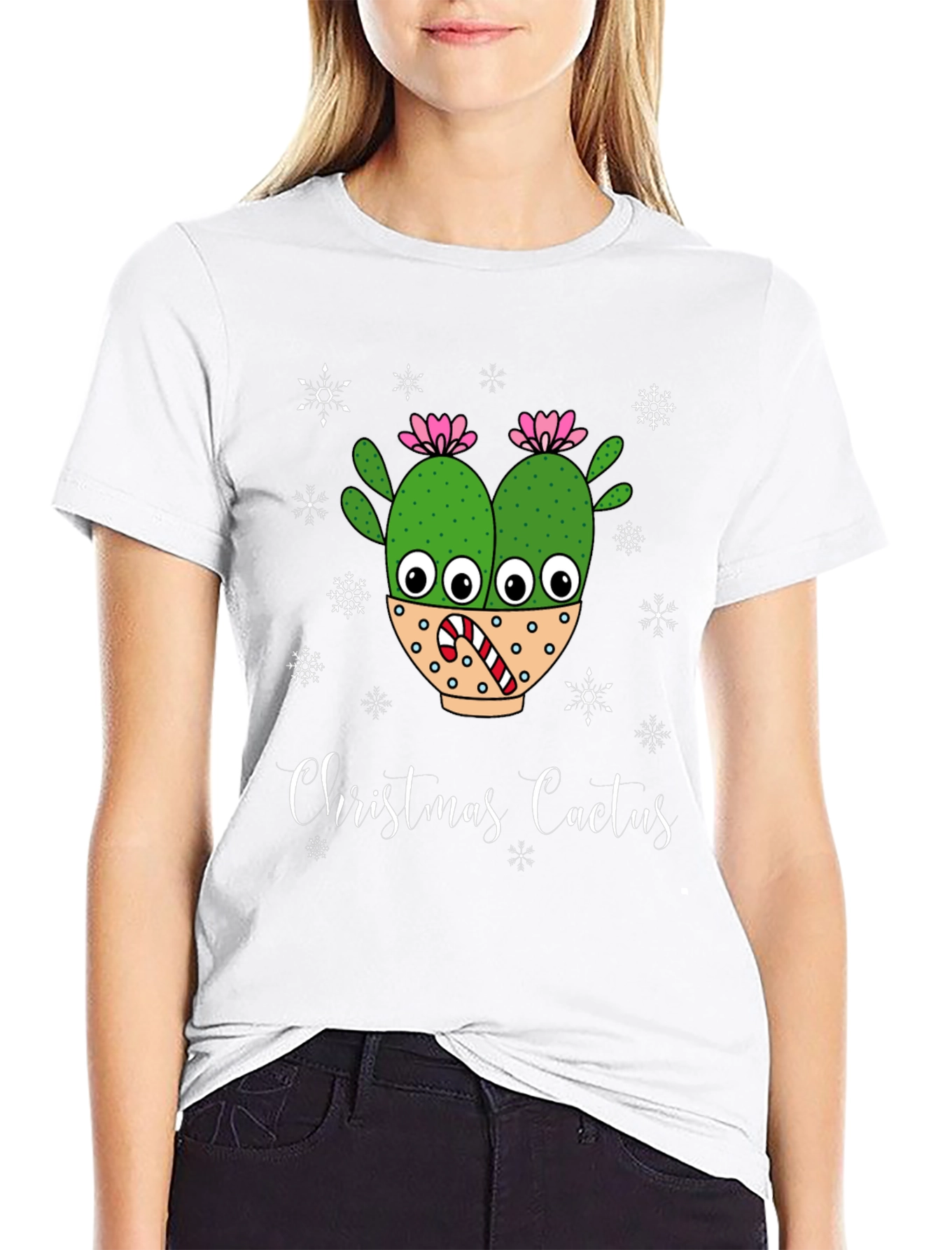 Christmas Cactus Graphic Tee