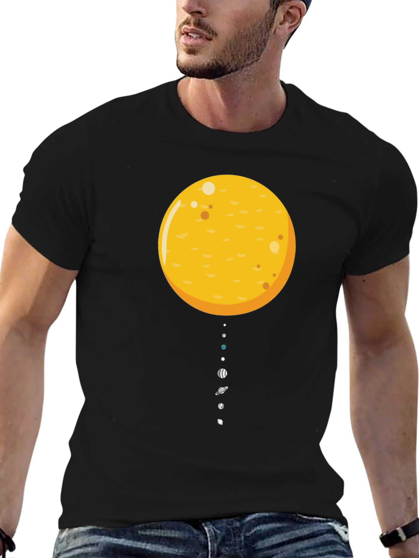 Solar System Graphic T-Shirt - Stylish Space Tee