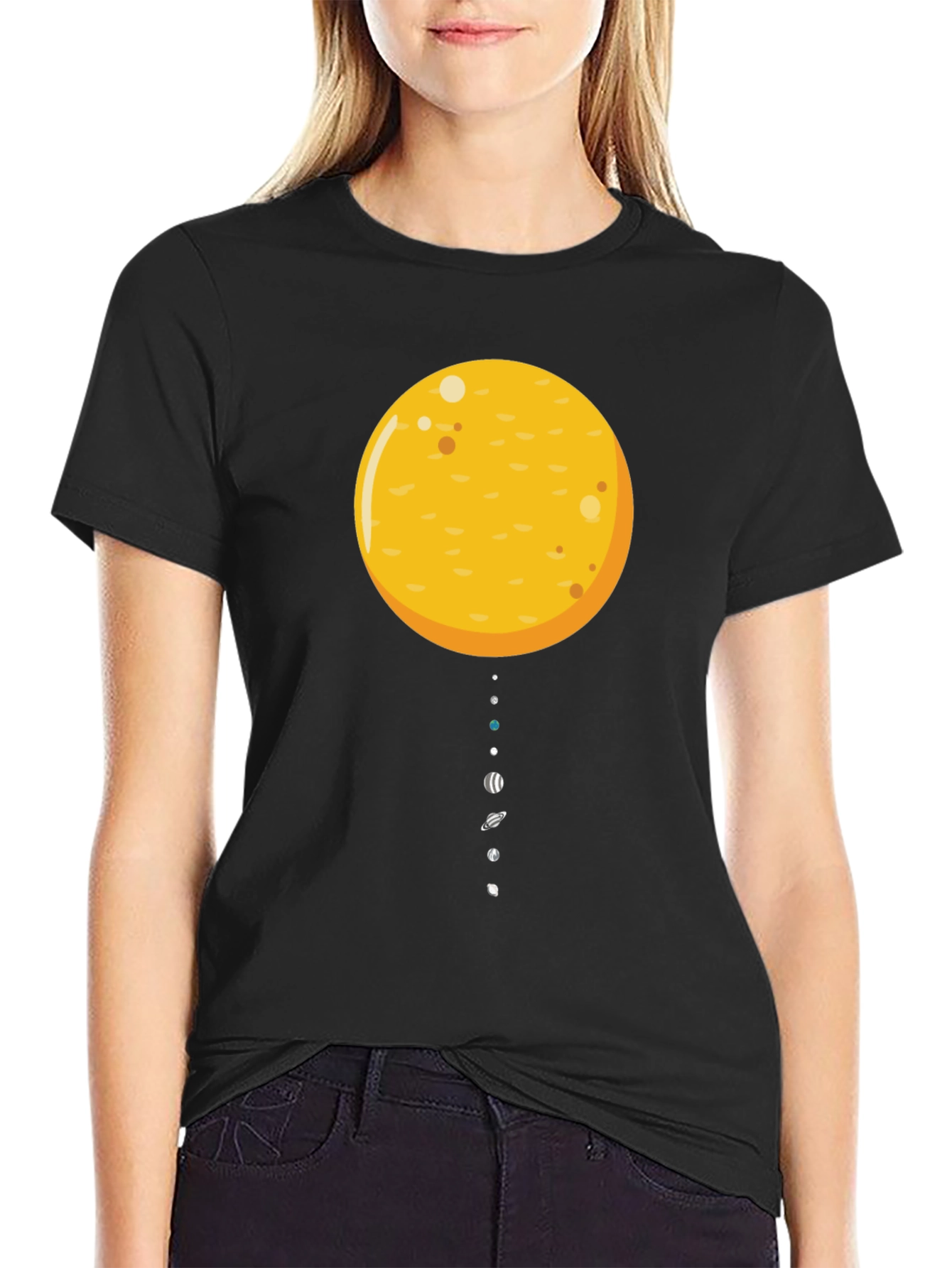Solar System Graphic T-Shirt - Stylish Space Tee