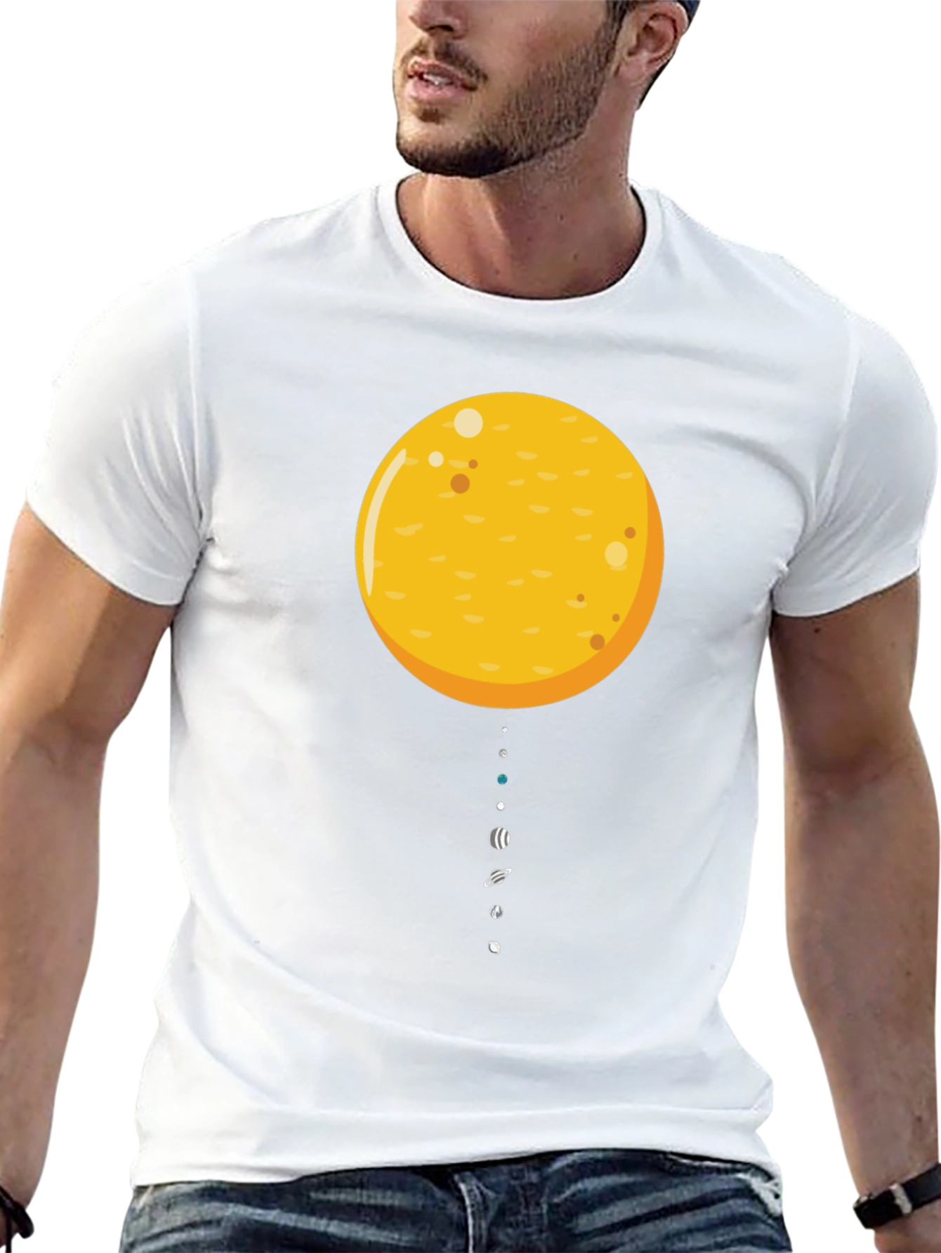 Solar System Graphic T-Shirt - Stylish Space Tee