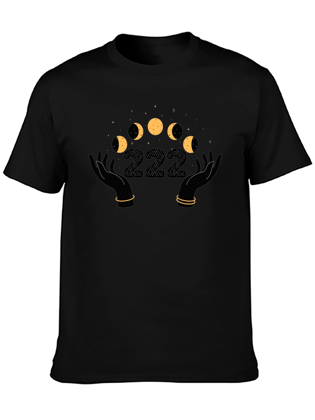 Mystic 222 Moon Phase Graphic T-Shirt