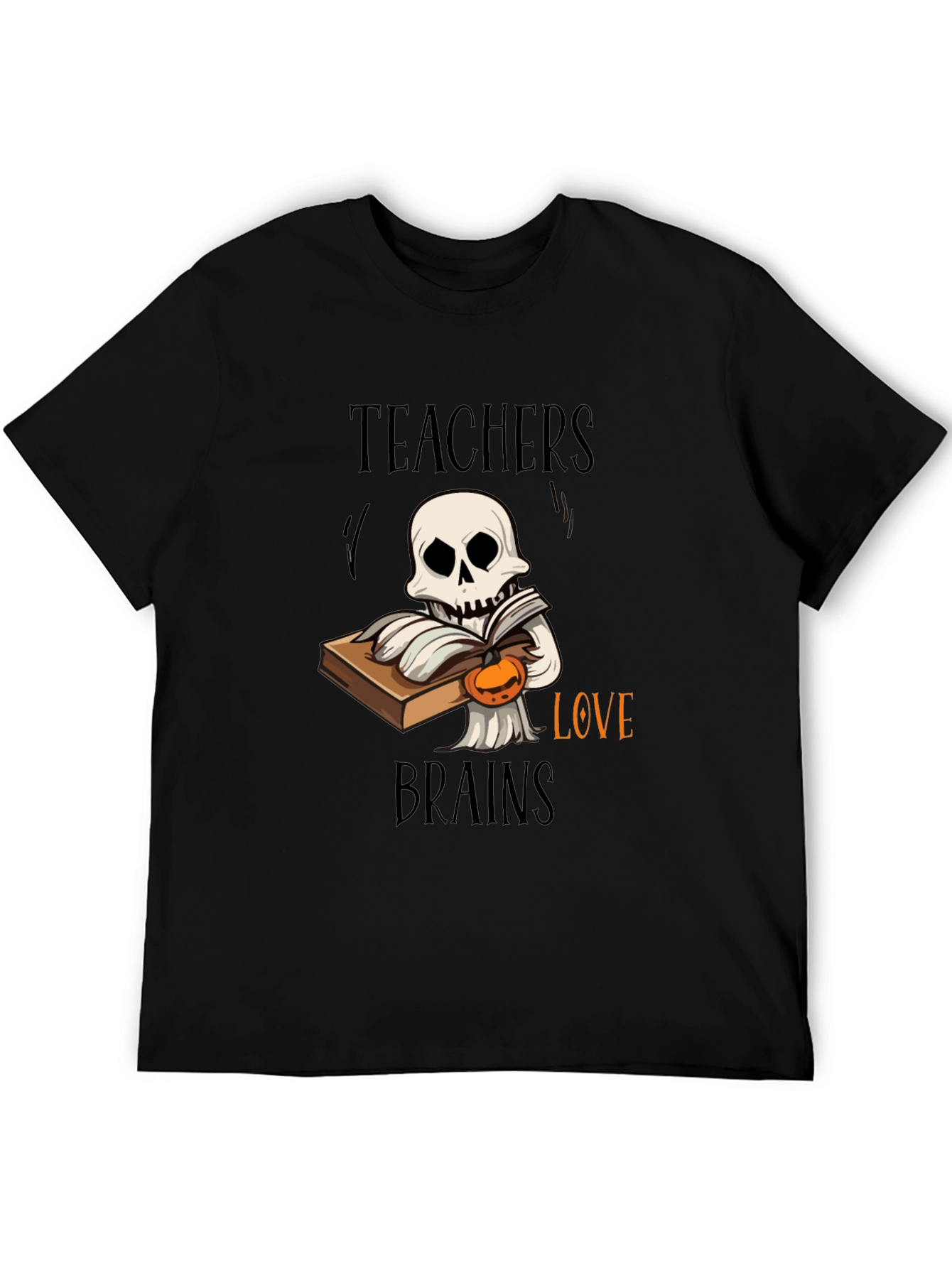 Teachers Love Brains Halloween T-Shirt