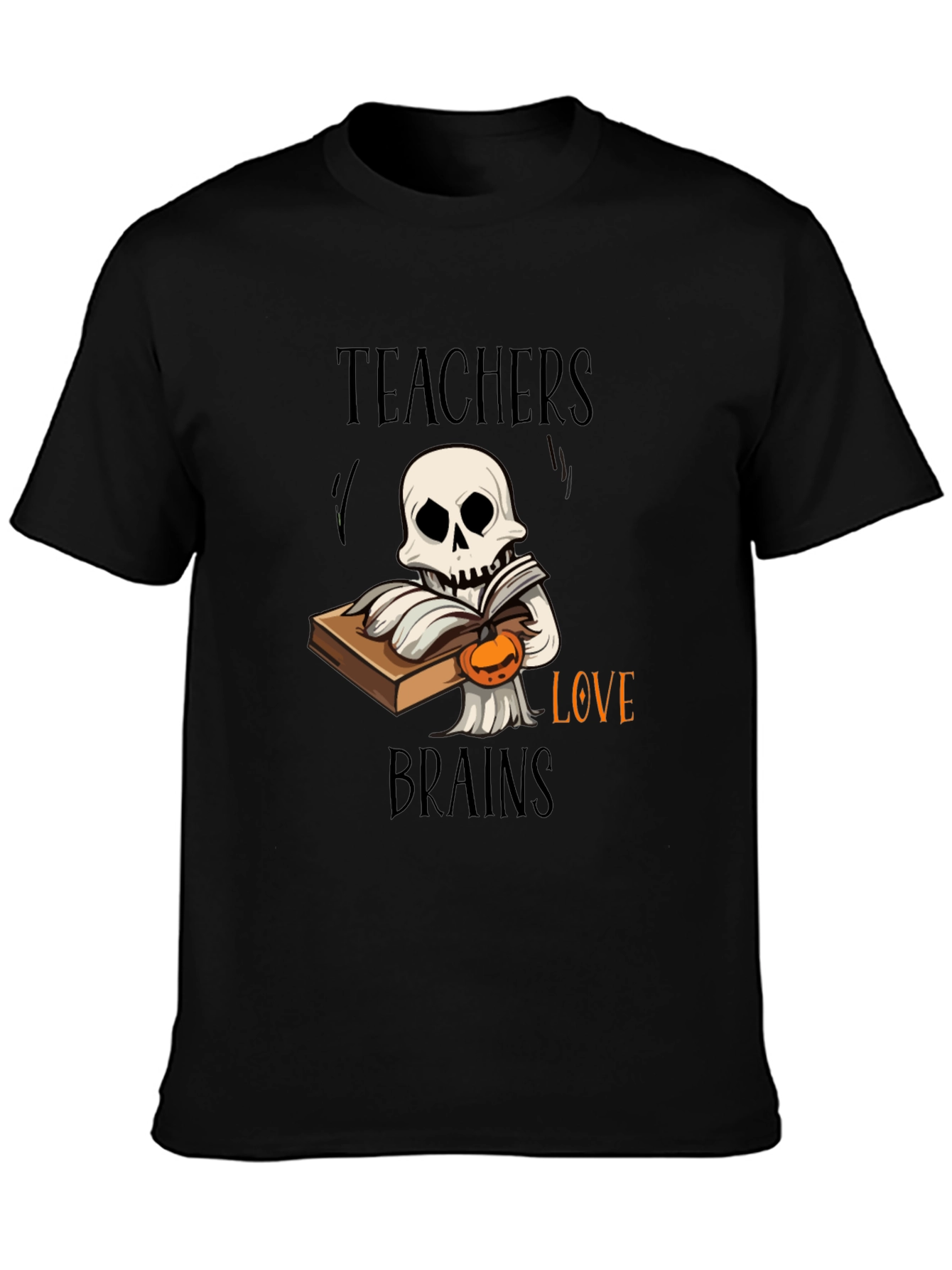 Teachers Love Brains Halloween T-Shirt