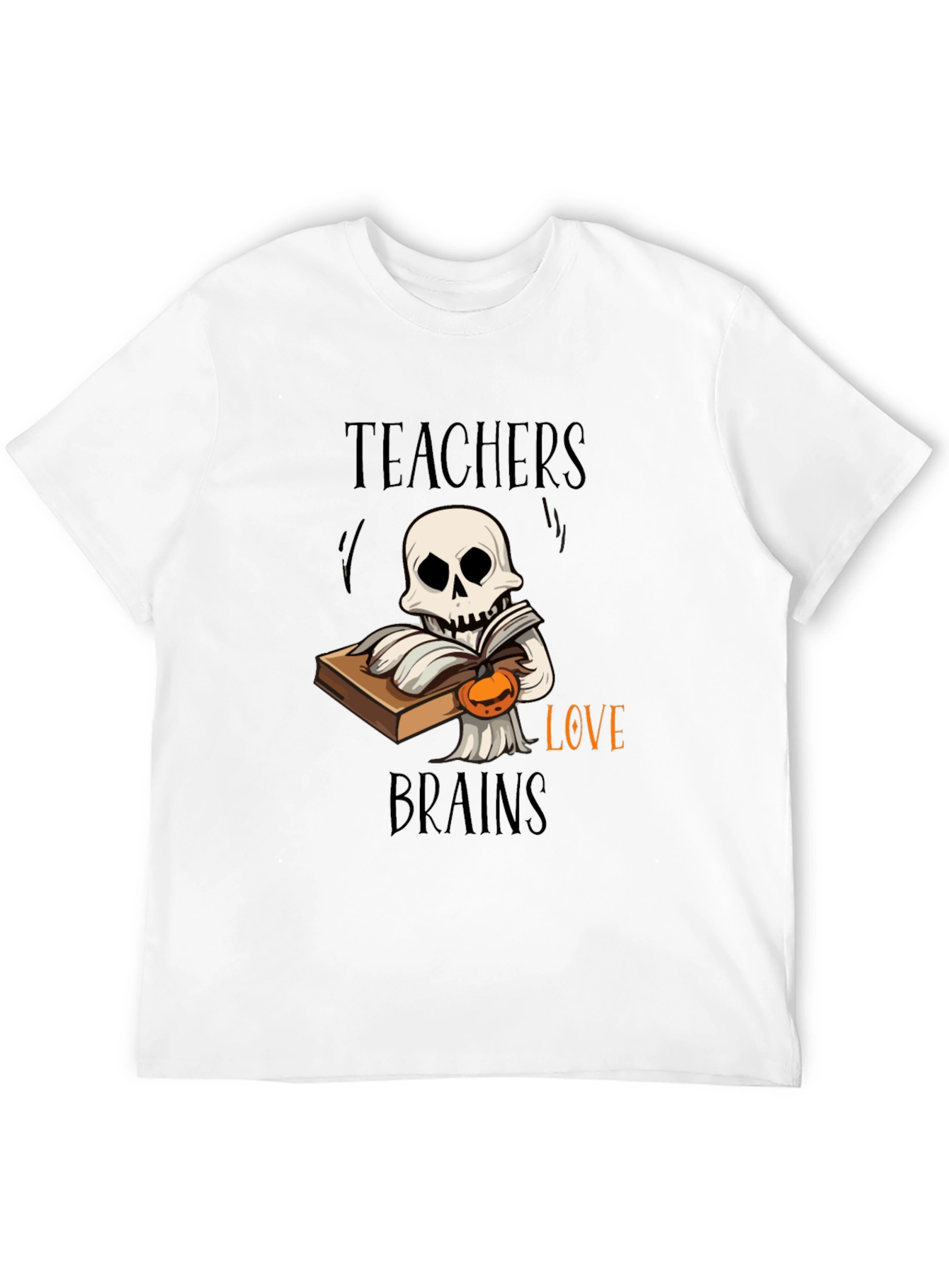 Teachers Love Brains Halloween T-Shirt