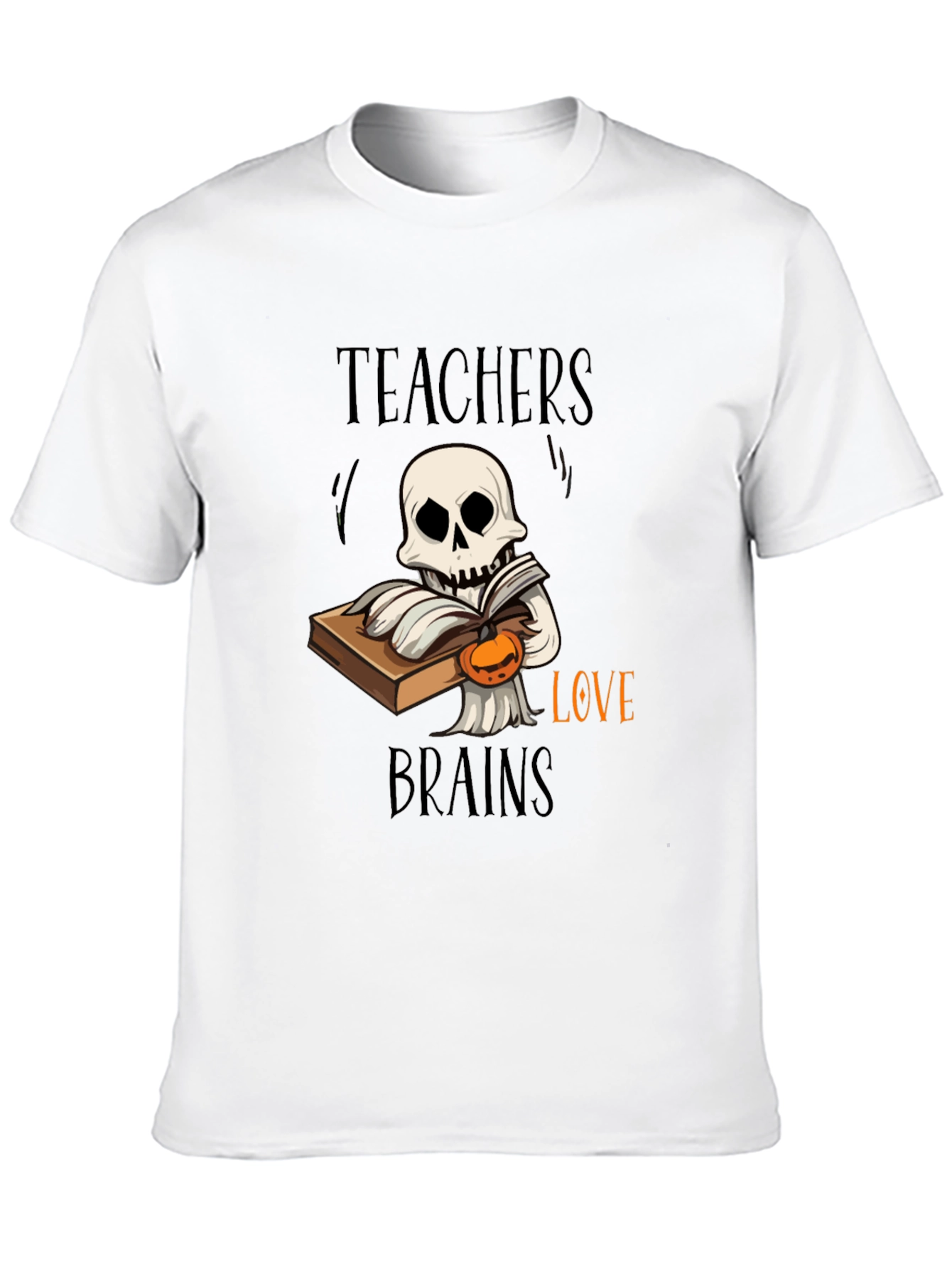 Teachers Love Brains Halloween T-Shirt