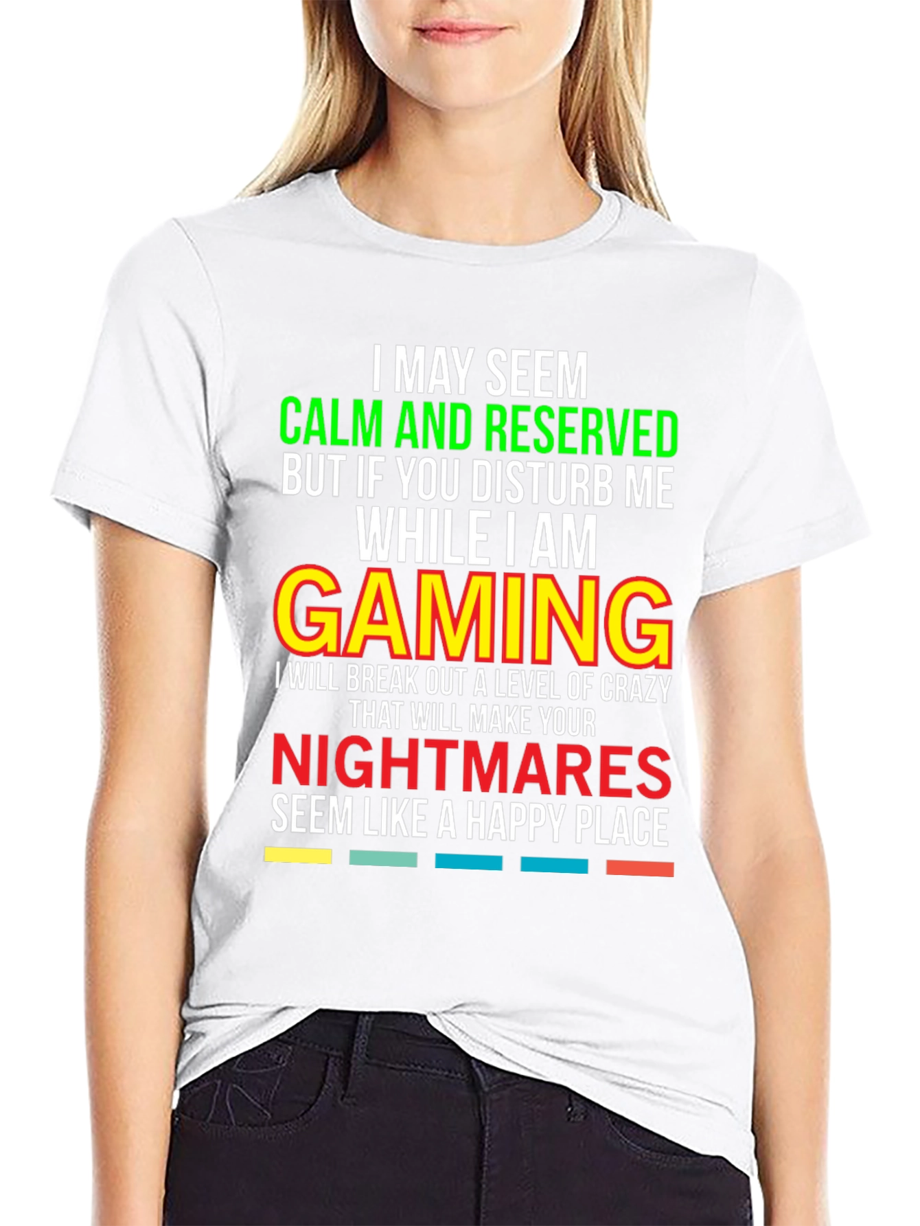 Gamer Warning T-Shirt: Calm & Reserved!