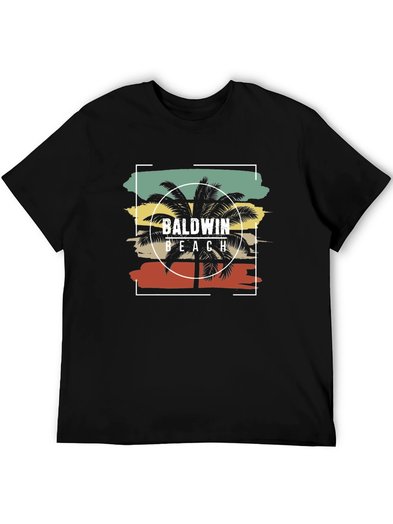 Baldwin Beach Palm Tree Graphic T-Shirt