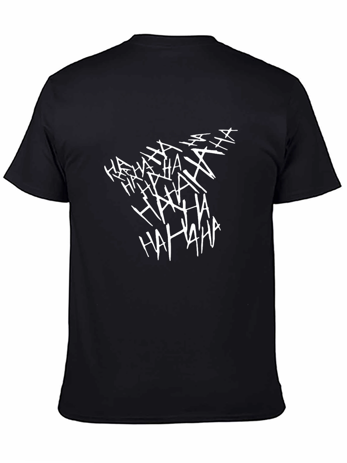Joker HAHAHA Graphic Black T-Shirt