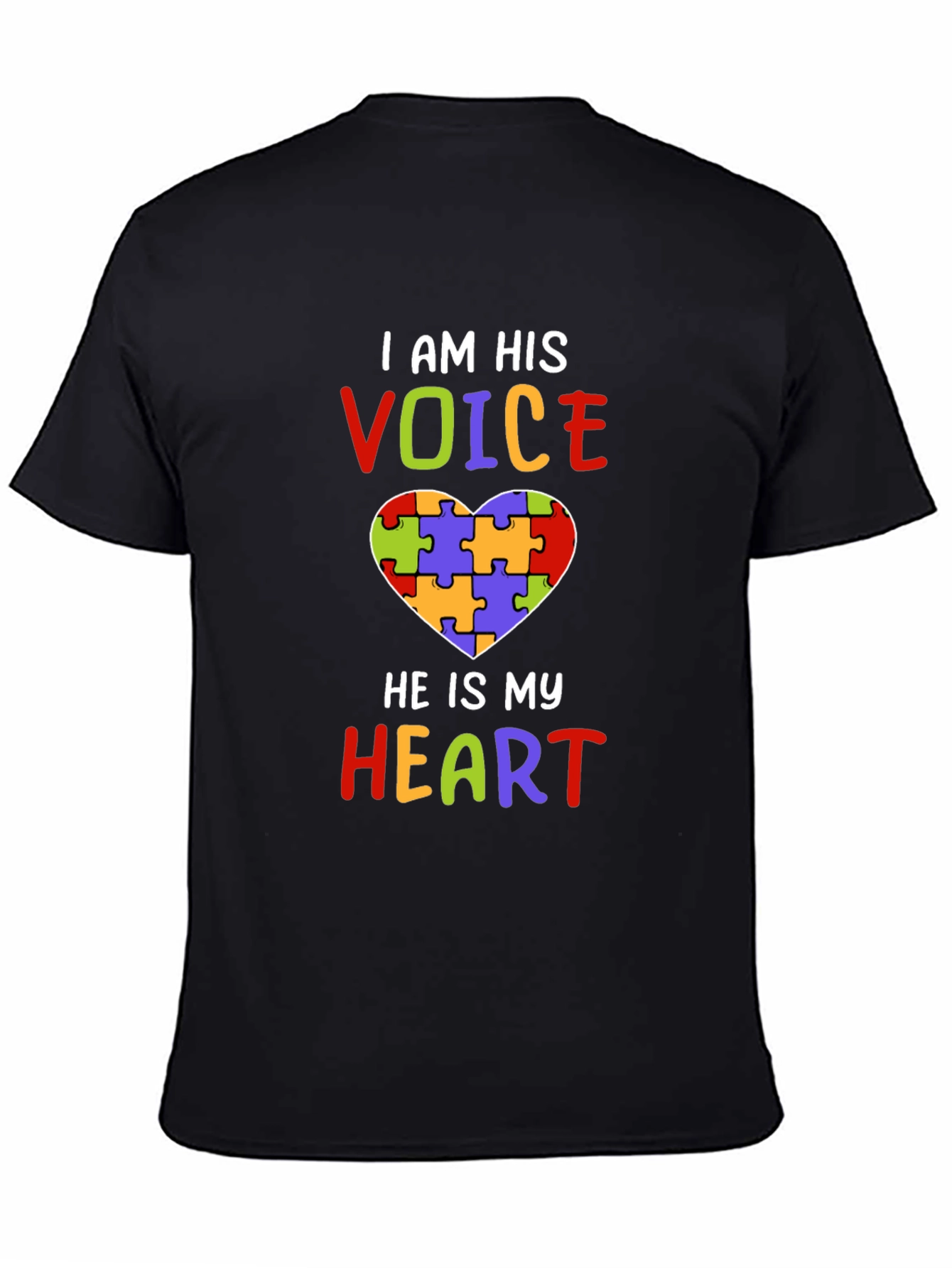 Autism Awareness Heart Puzzle T-Shirt
