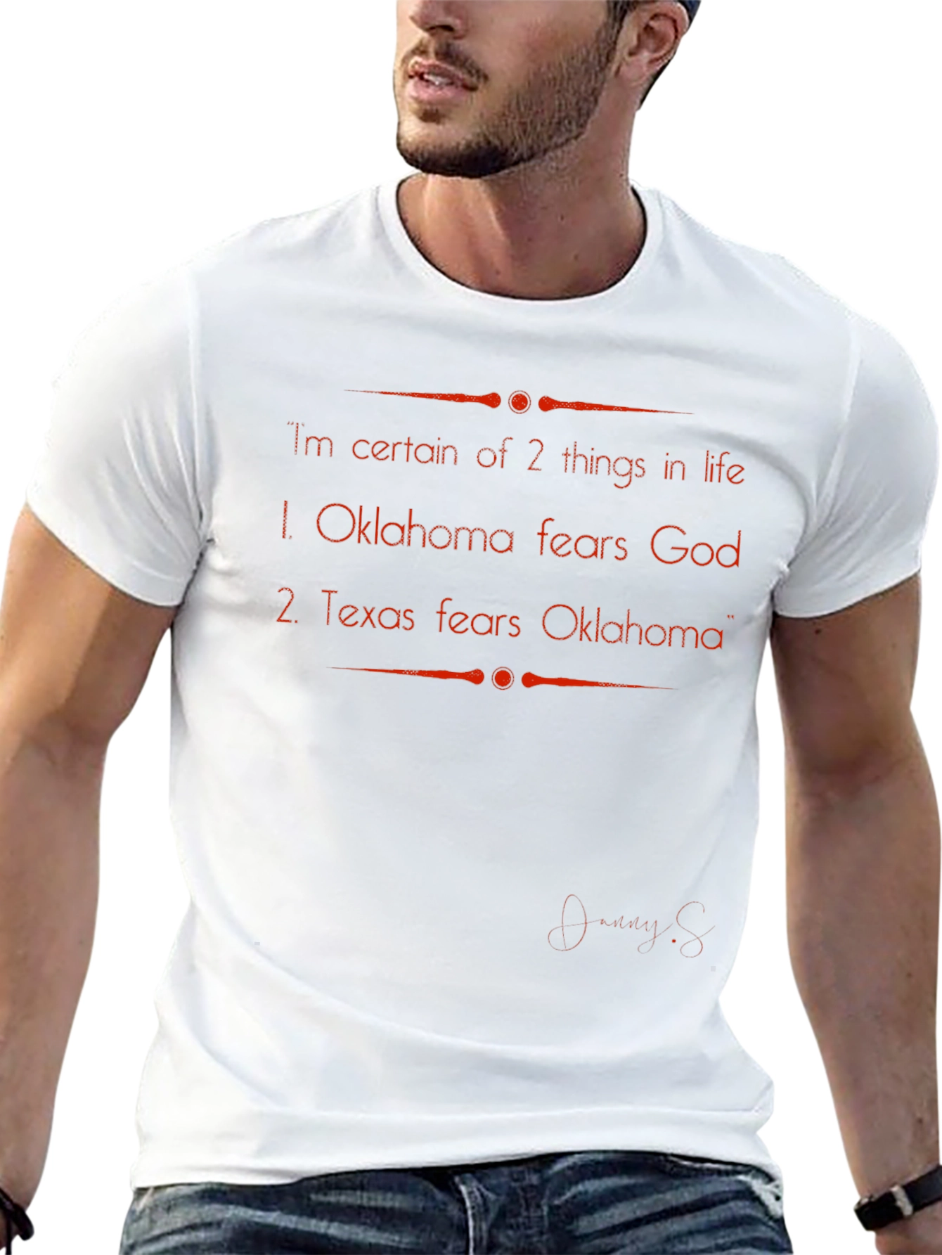 Oklahoma/Texas Rivalry T-Shirt: Humorous Statement Tee