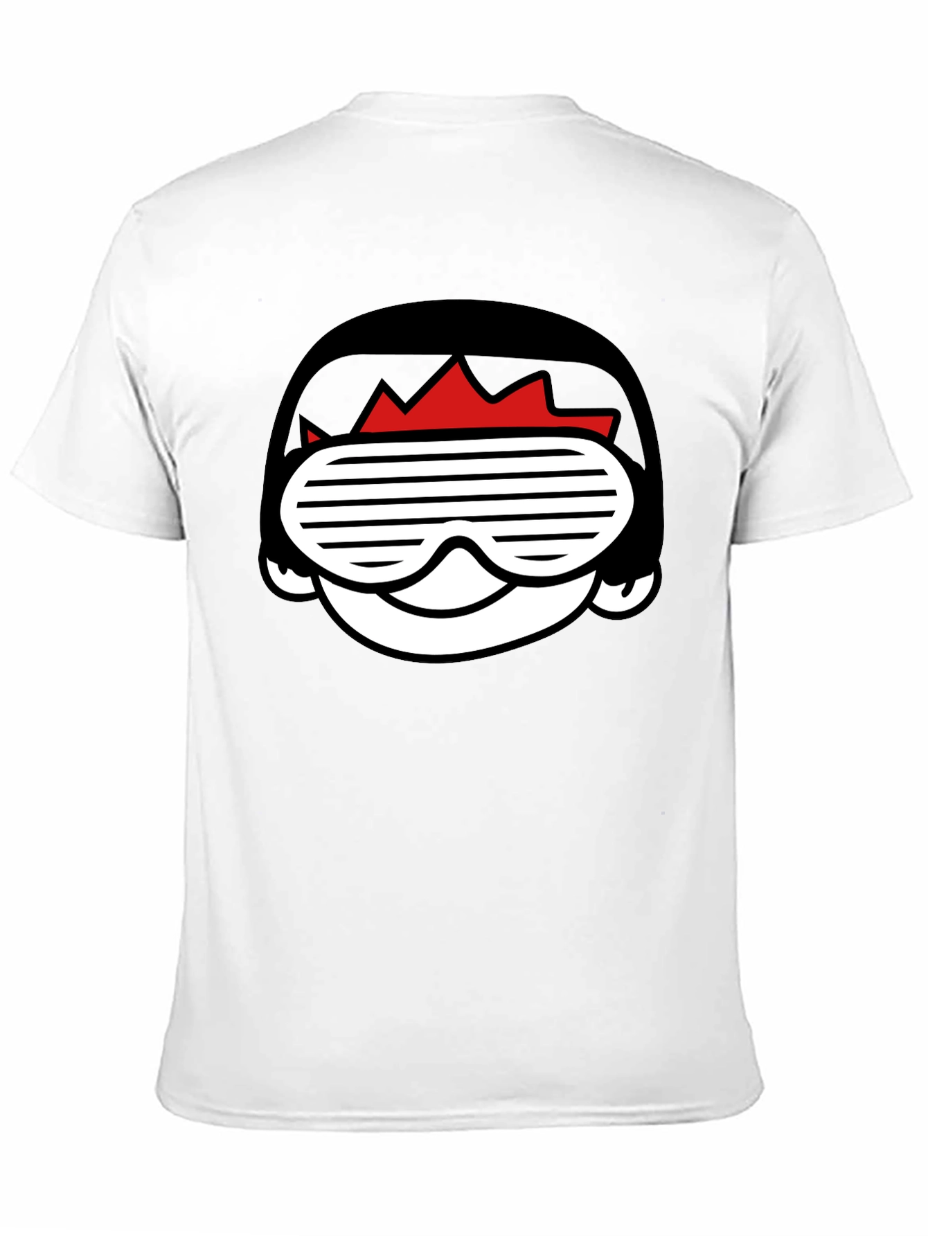 Cool Cartoon Graphic Black T-Shirt for Men