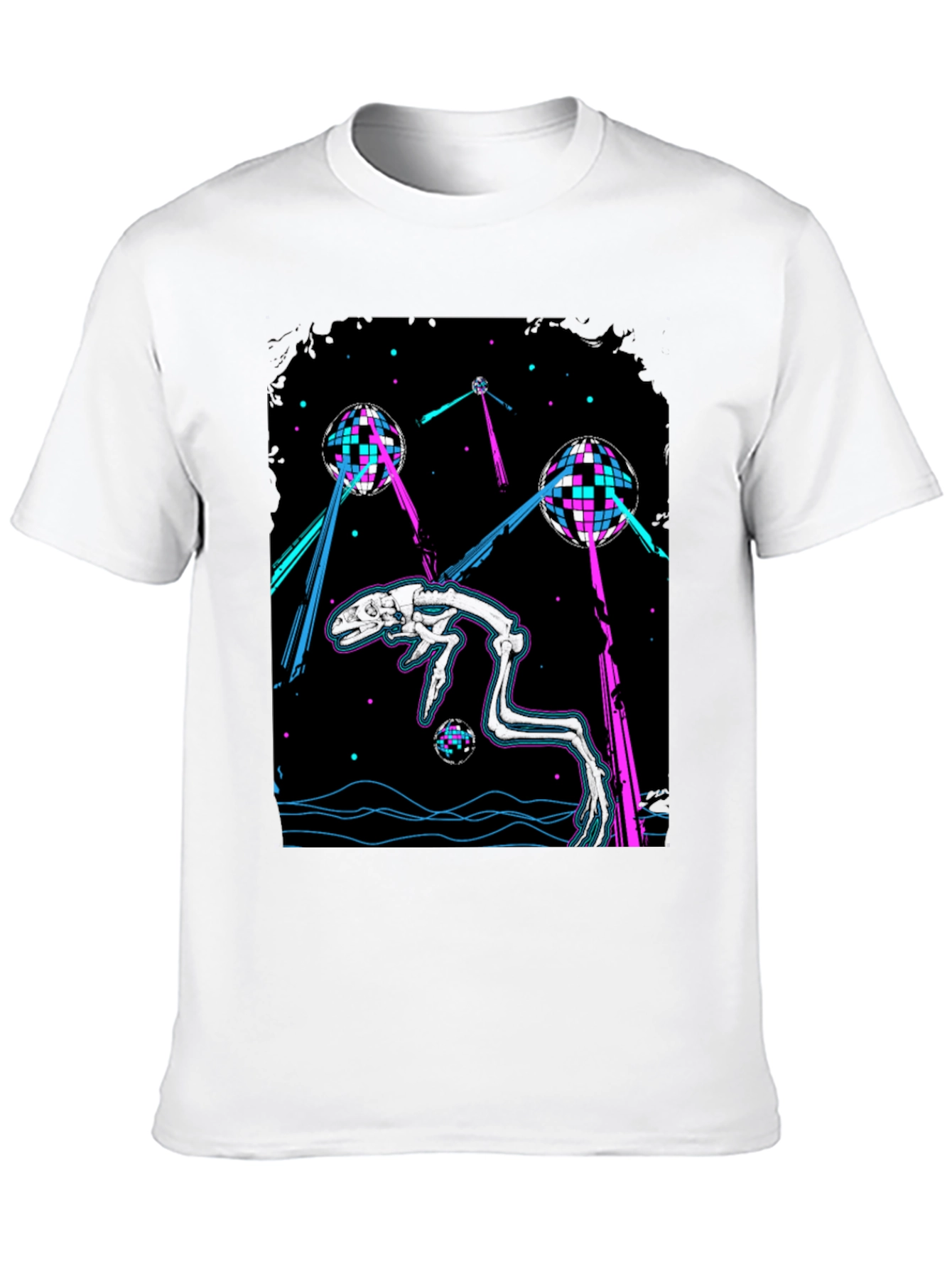 Retro Alien Invasion Disco T-Shirt