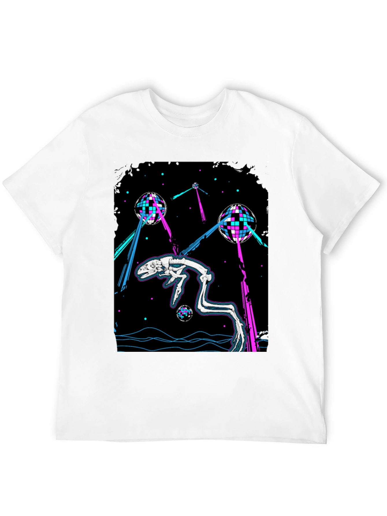 Retro Alien Invasion Disco T-Shirt