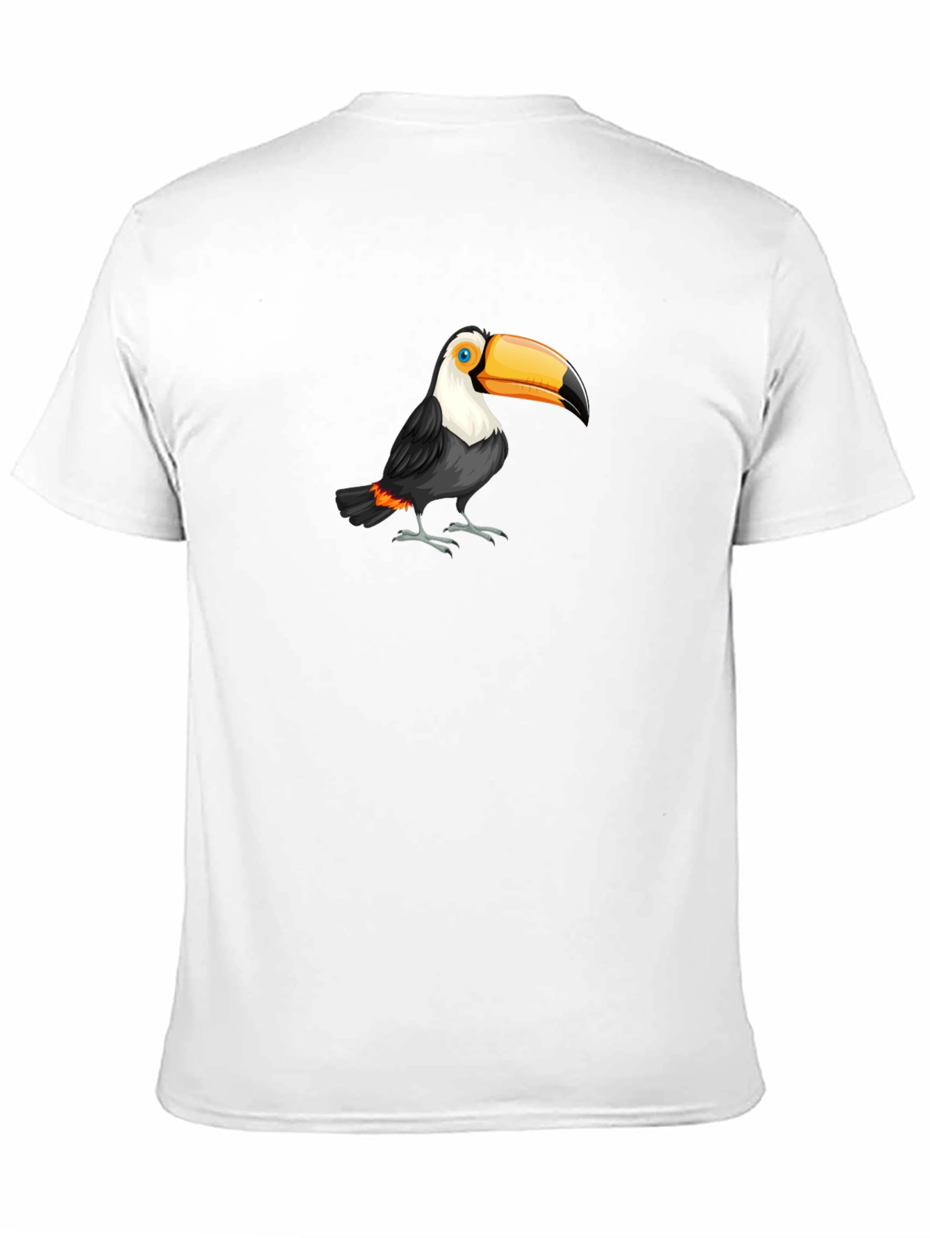 Toucan Graphic Print Black T-Shirt