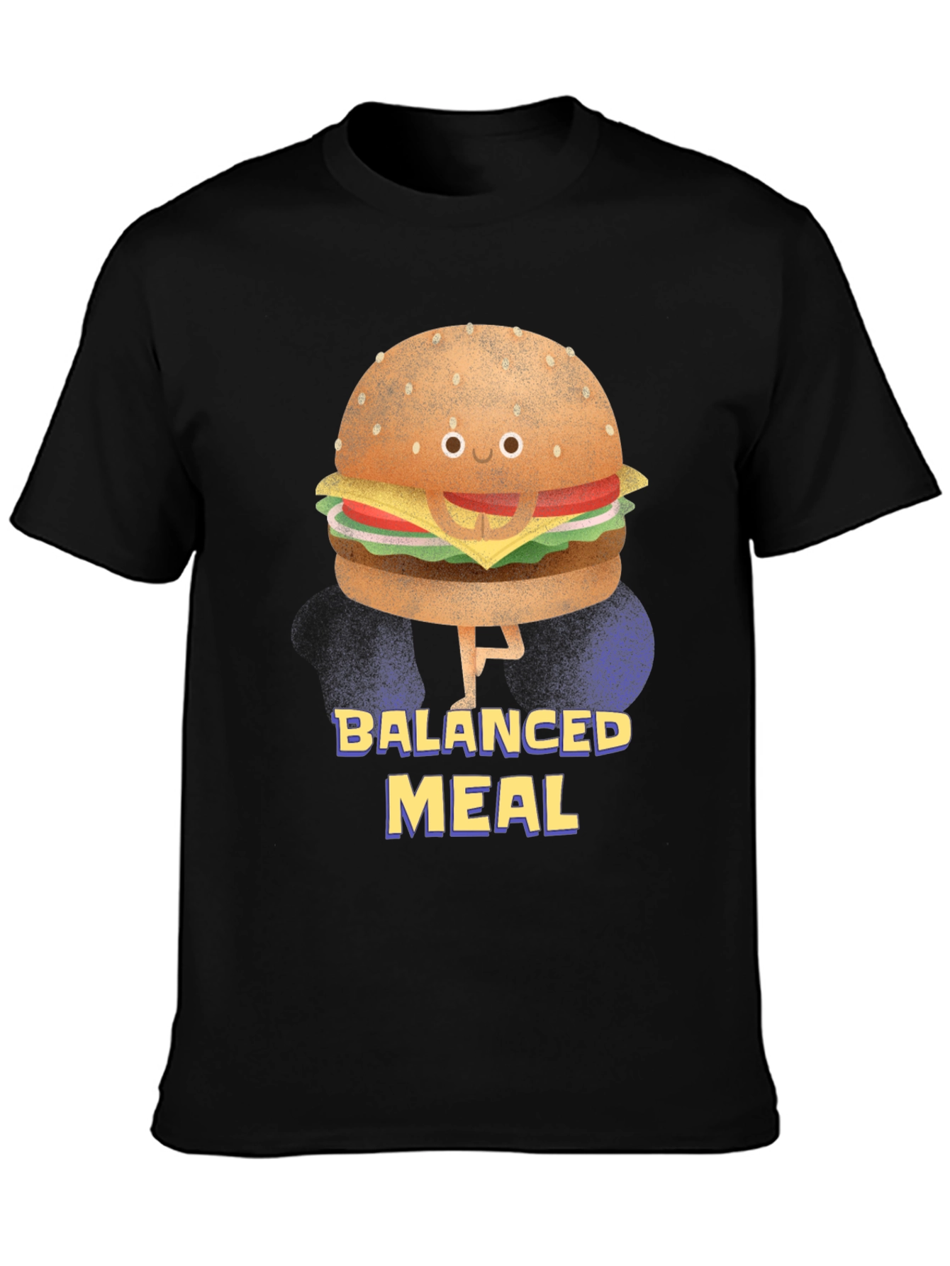 Balanced Meal Funny Burger T-Shirt