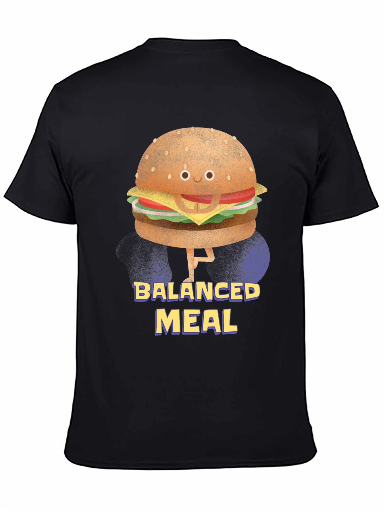 Balanced Meal Funny Burger T-Shirt