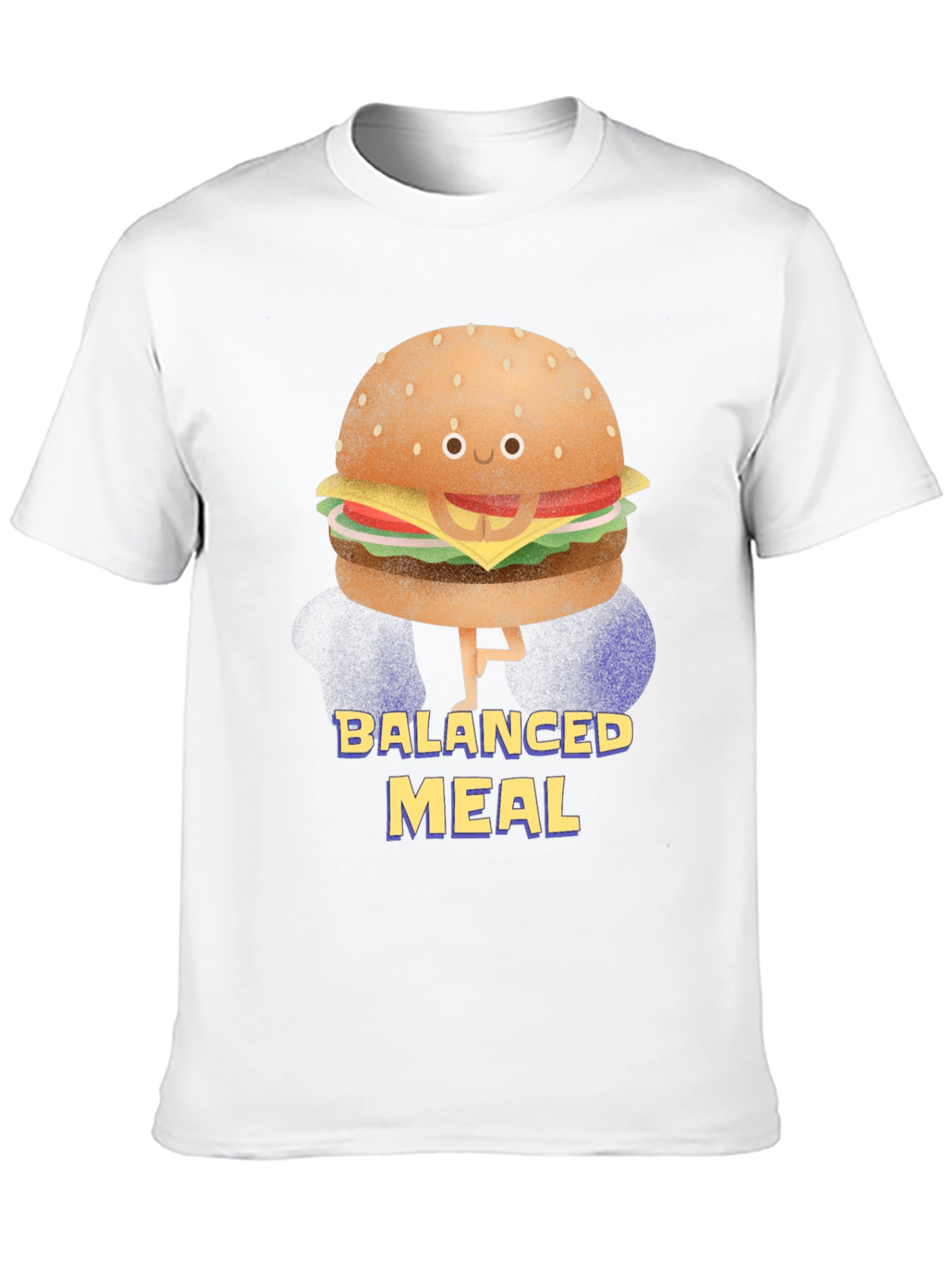 Balanced Meal Funny Burger T-Shirt