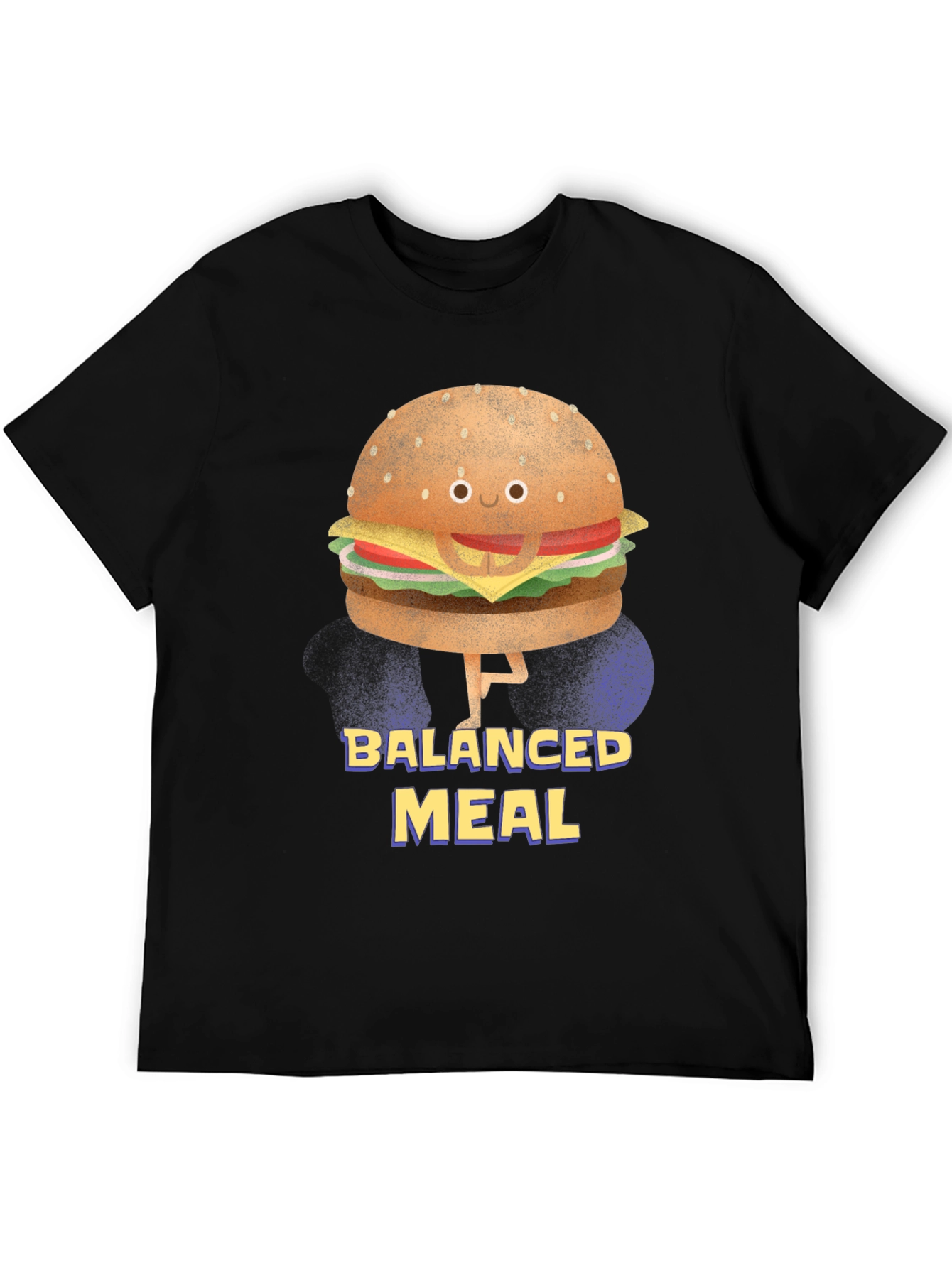 Balanced Meal Funny Burger T-Shirt