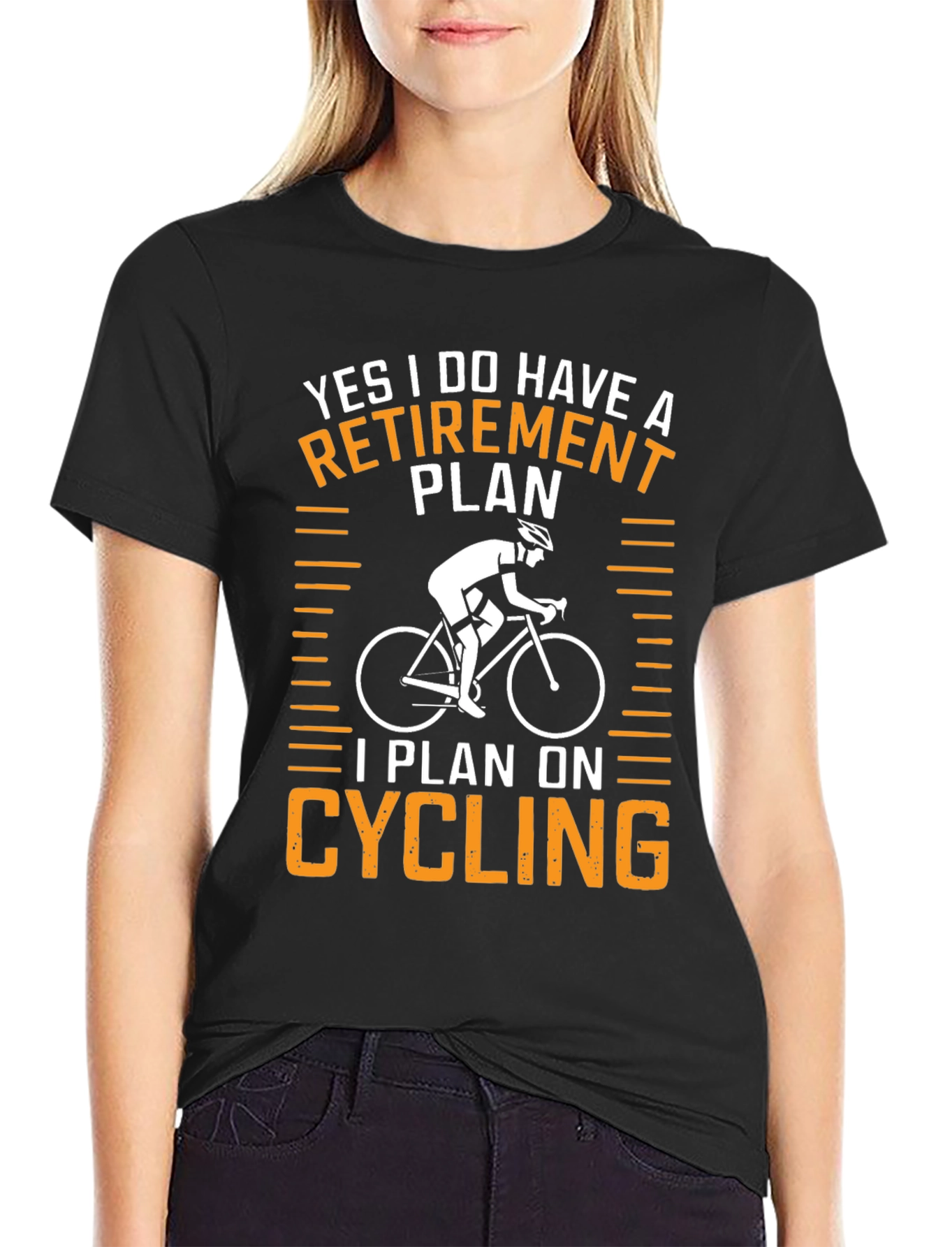 Cycling Retirement Plan Graphic T-Shirt