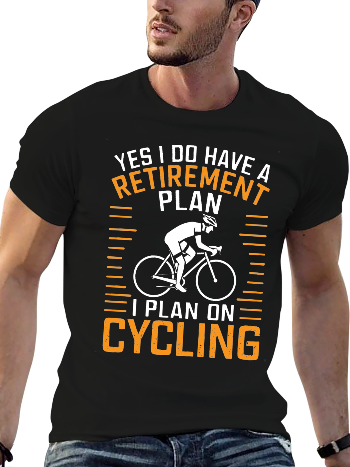Cycling Retirement Plan Graphic T-Shirt