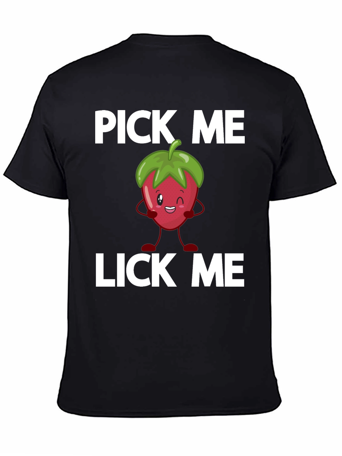 Pick Me Lick Me Strawberry Graphic Tee