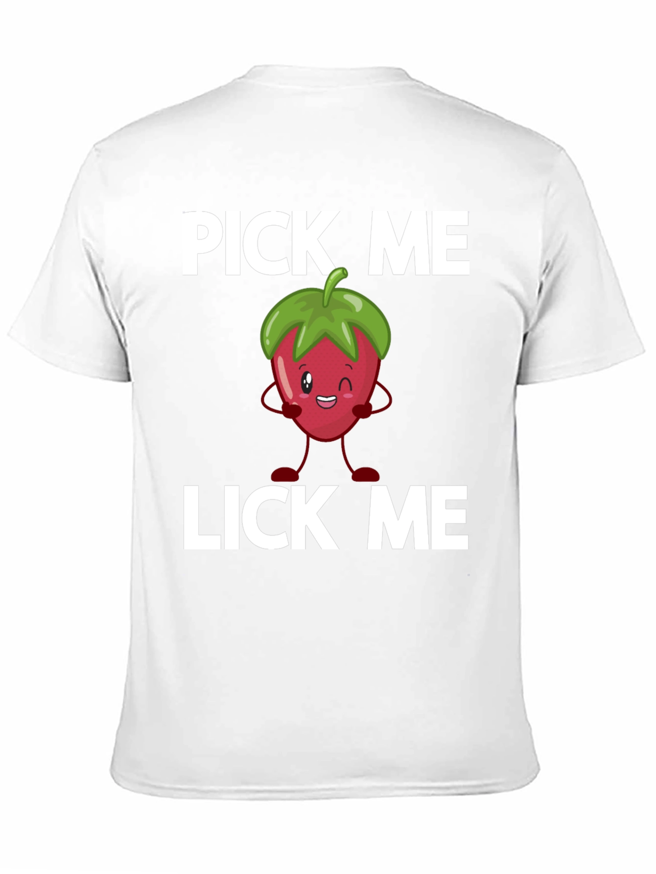 Pick Me Lick Me Strawberry Graphic Tee