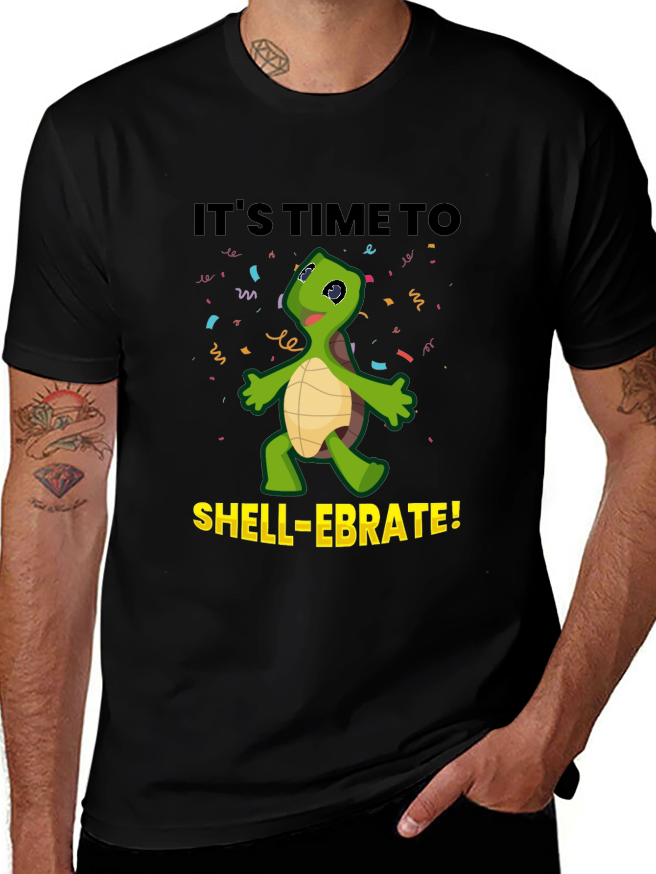 Its Time to Shell-ebrate! Fun Turtle T-Shirt