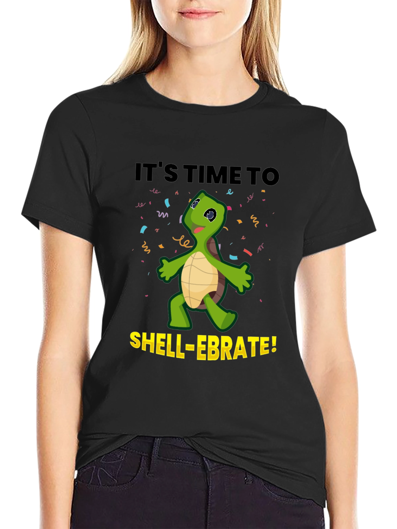 Its Time to Shell-ebrate! Fun Turtle T-Shirt