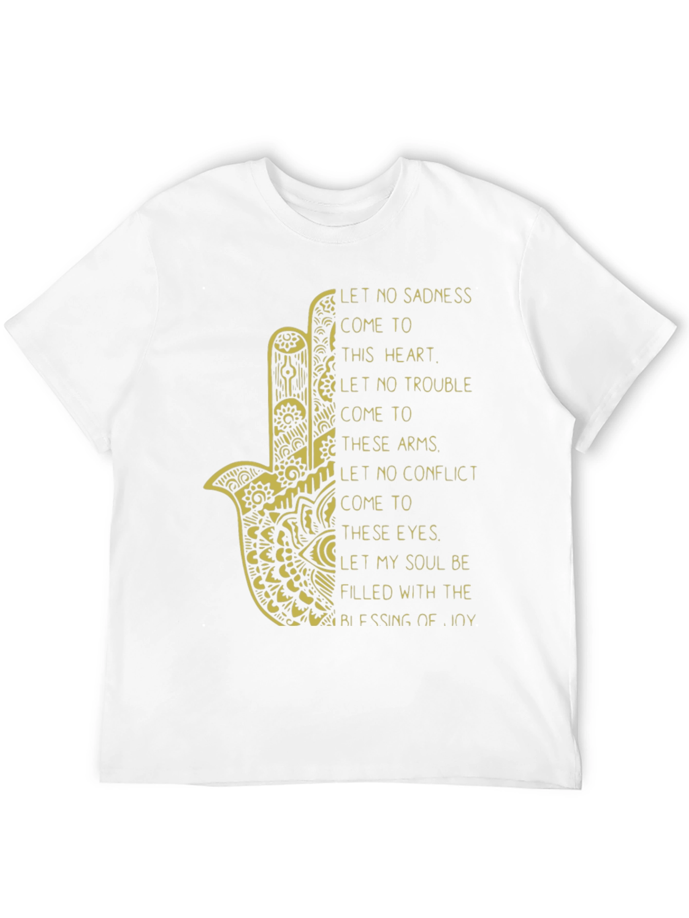 Hamsa Hand Graphic T-Shirt - Blessing of Joy
