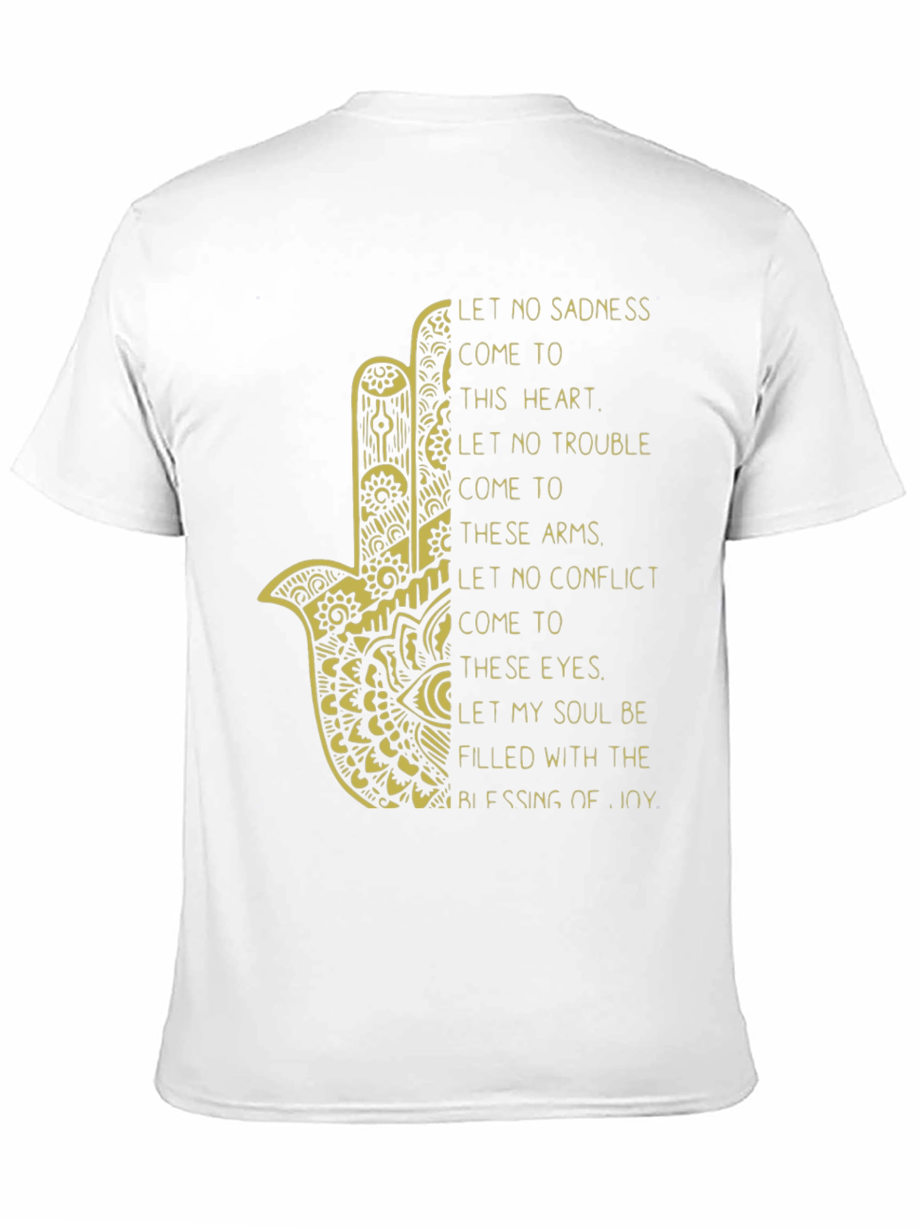 Hamsa Hand Graphic T-Shirt - Blessing of Joy