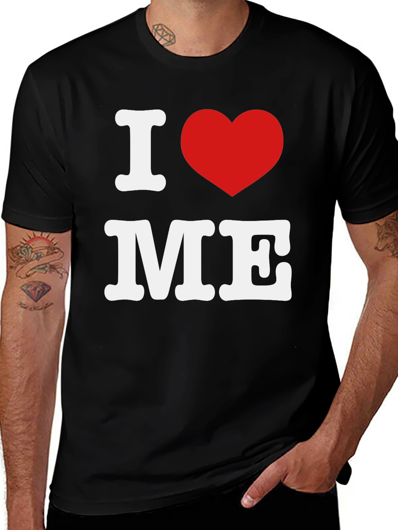 I Love Me T-Shirt - Bold Graphic Print Tee