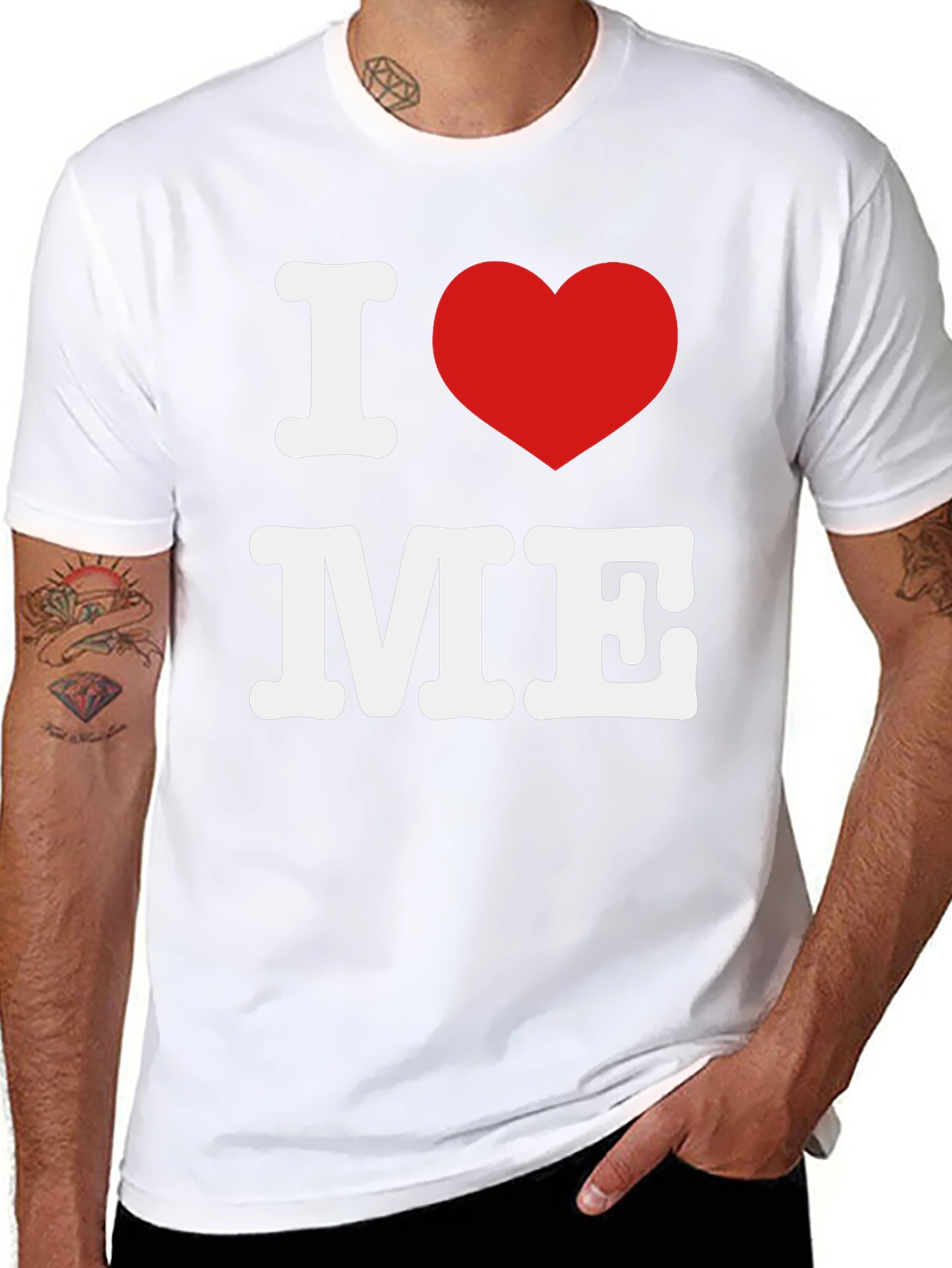 I Love Me T-Shirt - Bold Graphic Print Tee