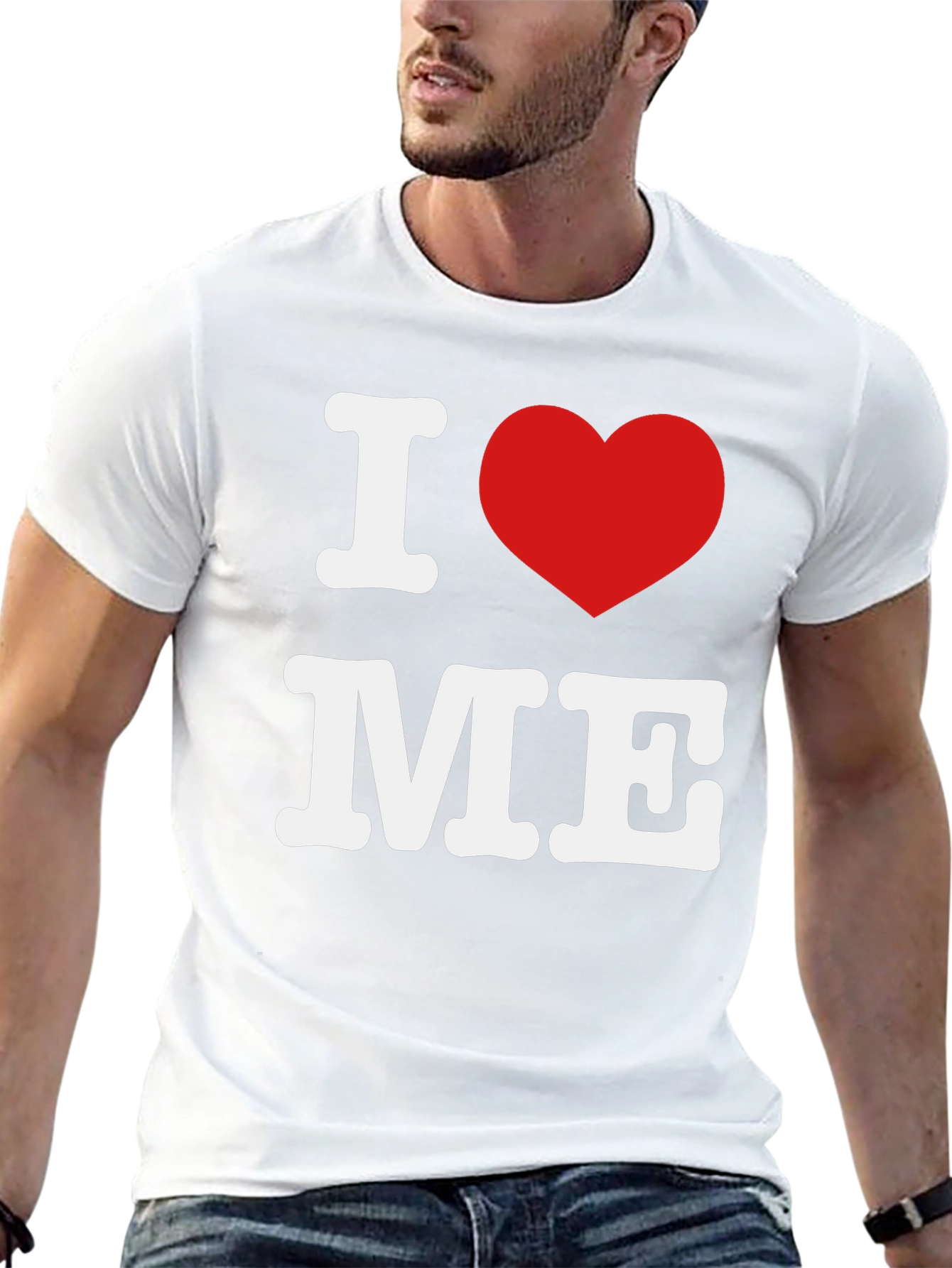 I Love Me T-Shirt - Bold Graphic Print Tee