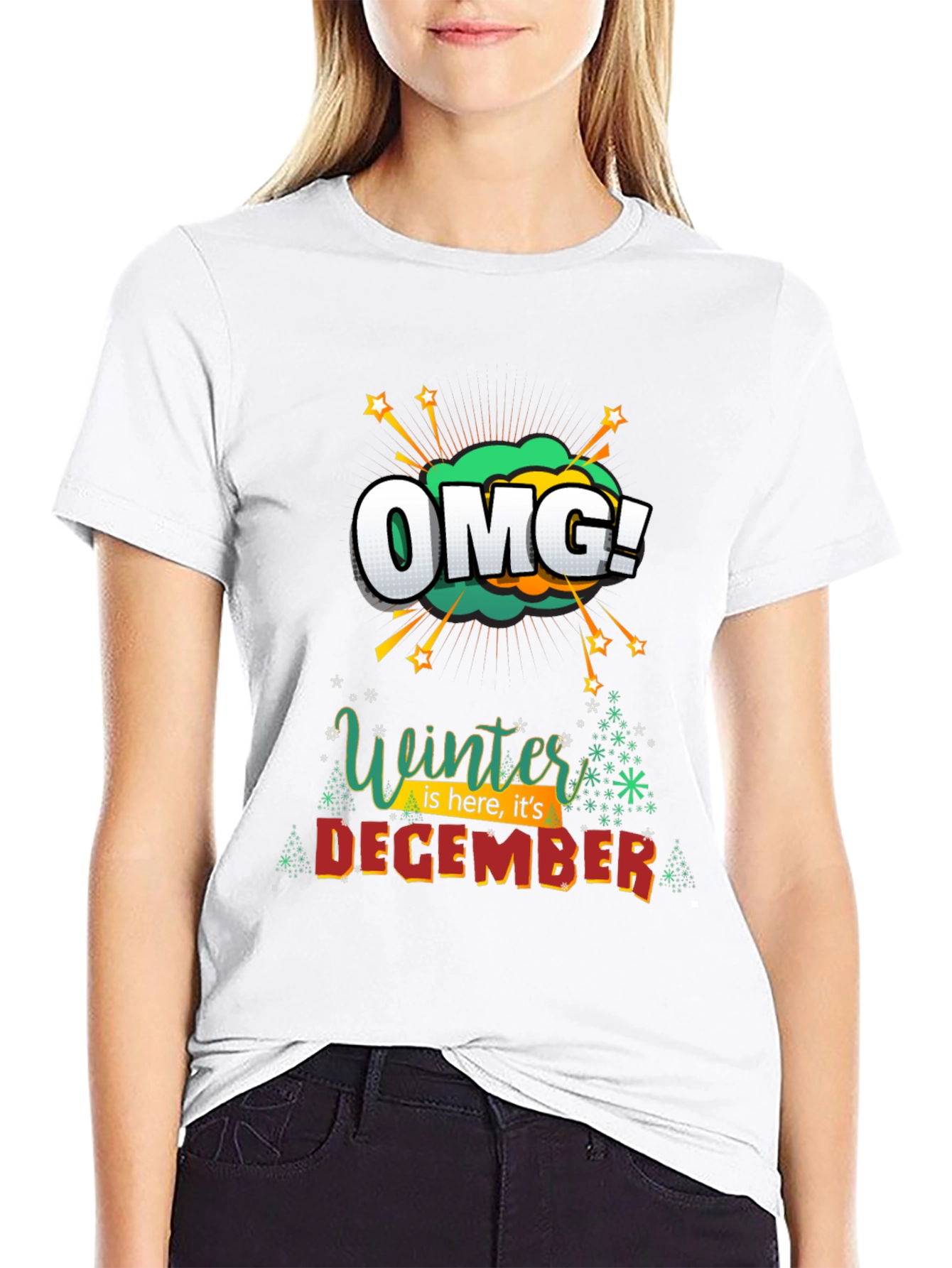 Winter is Here OMG! December Graphic Tee