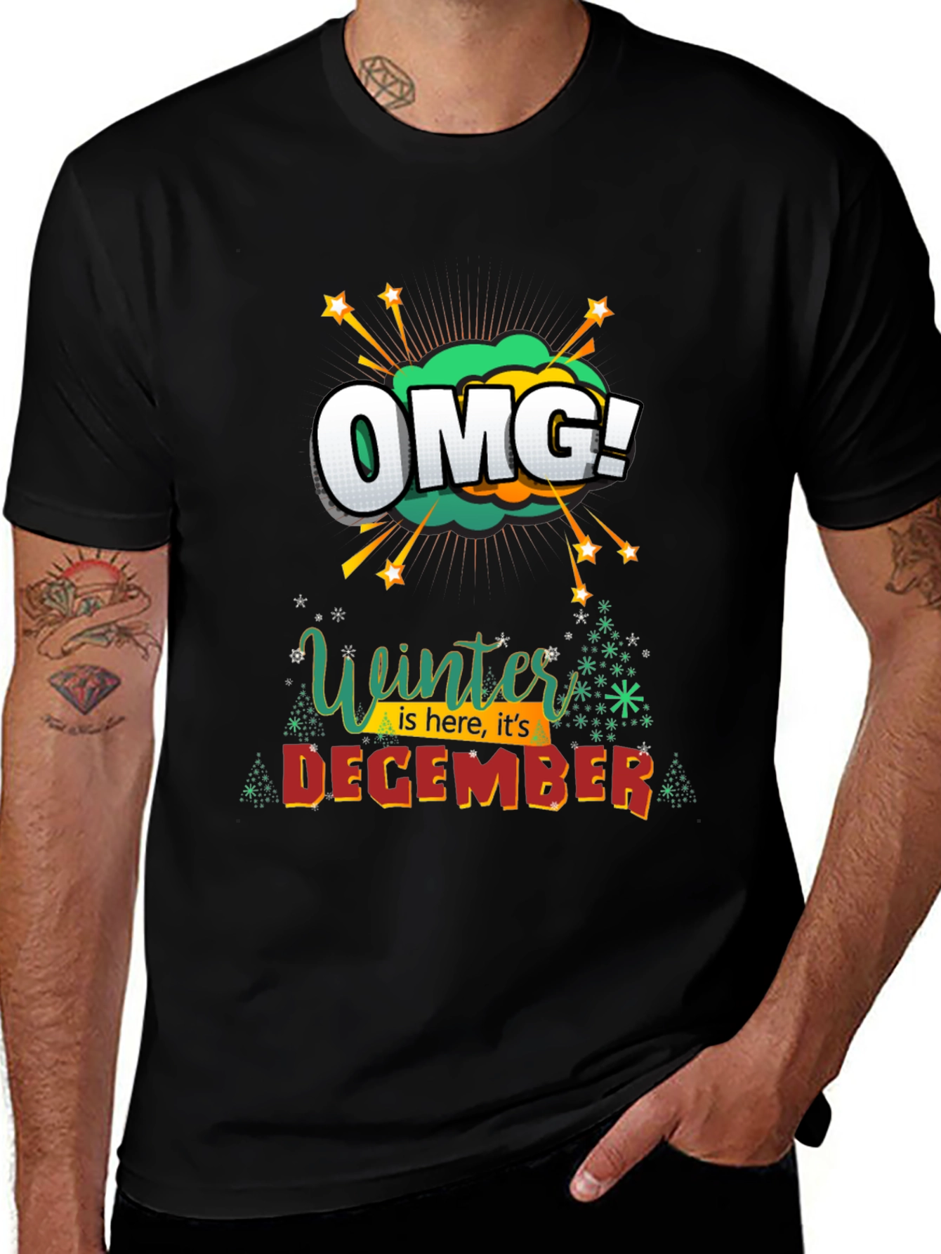 Winter is Here OMG! December Graphic Tee