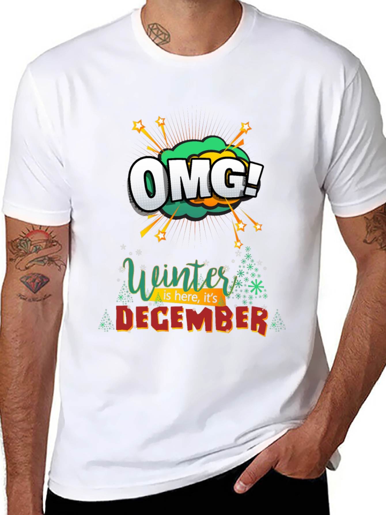 Winter is Here OMG! December Graphic Tee