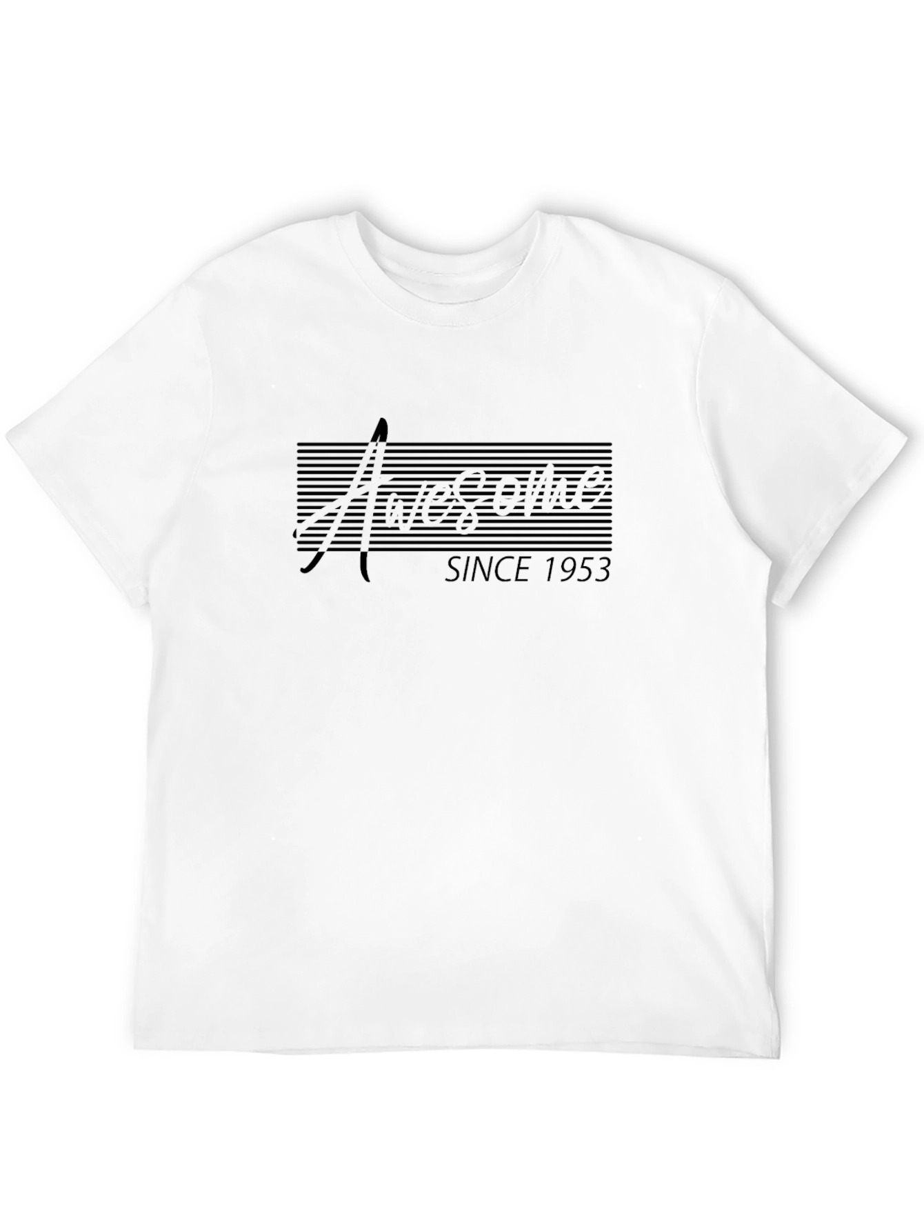Awesome Since 1953 Black T-Shirt