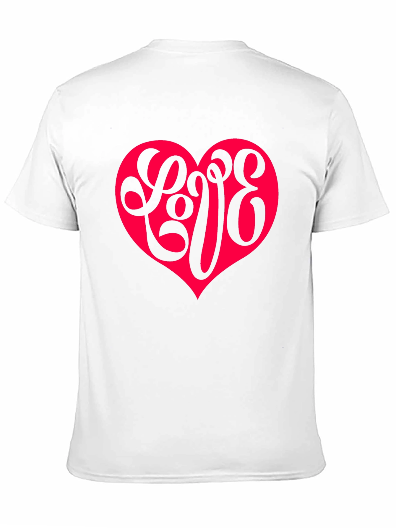 Love Heart Graphic Tee - Casual Comfort Style