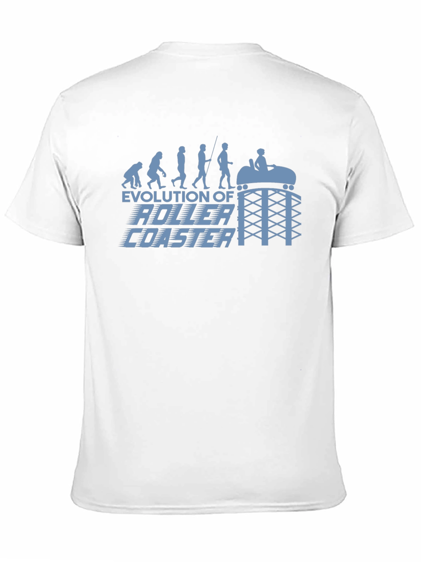 Evolution of Roller Coaster Graphic T-Shirt