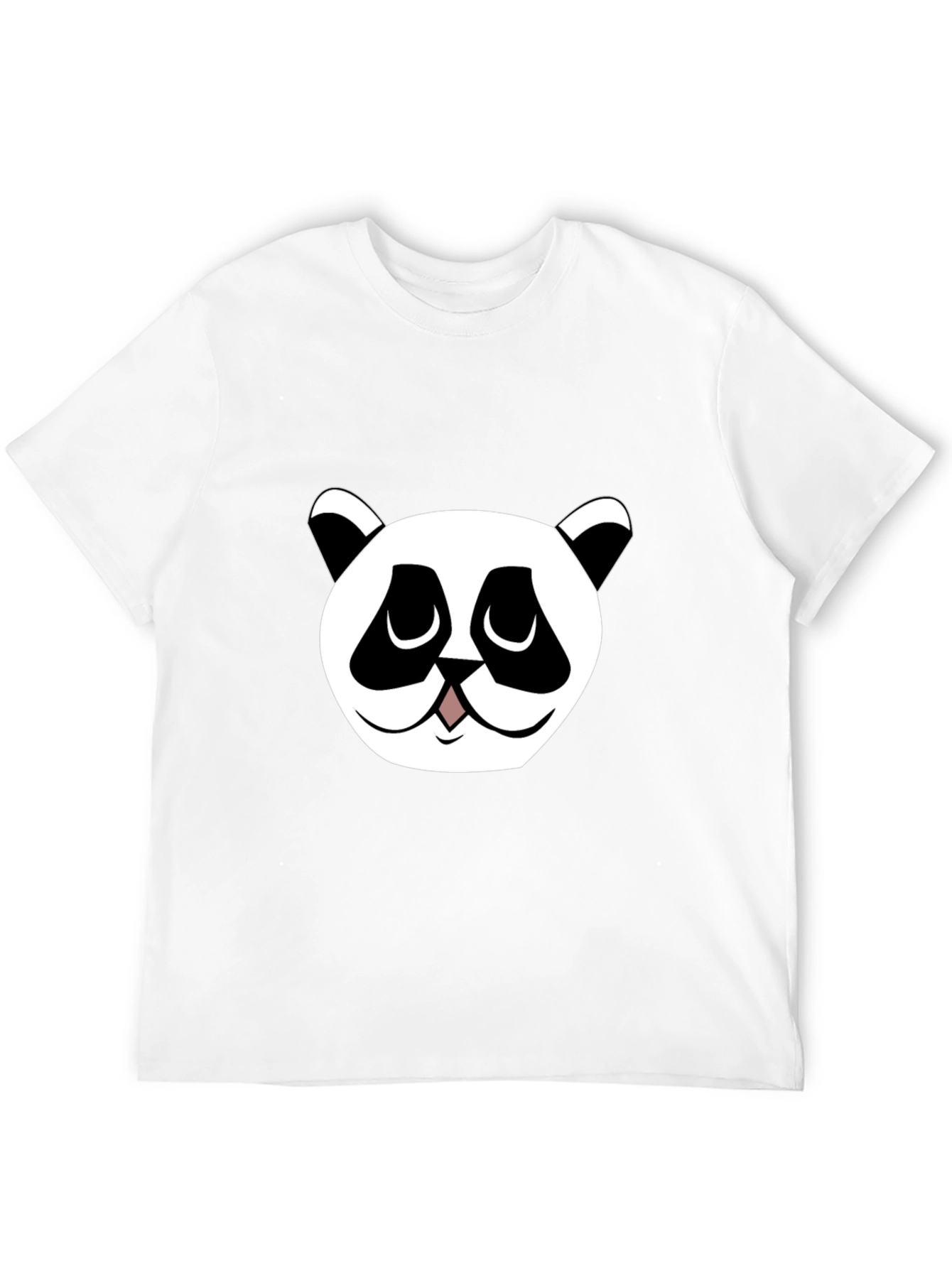 Panda Graphic Tee - Black Cotton Blend