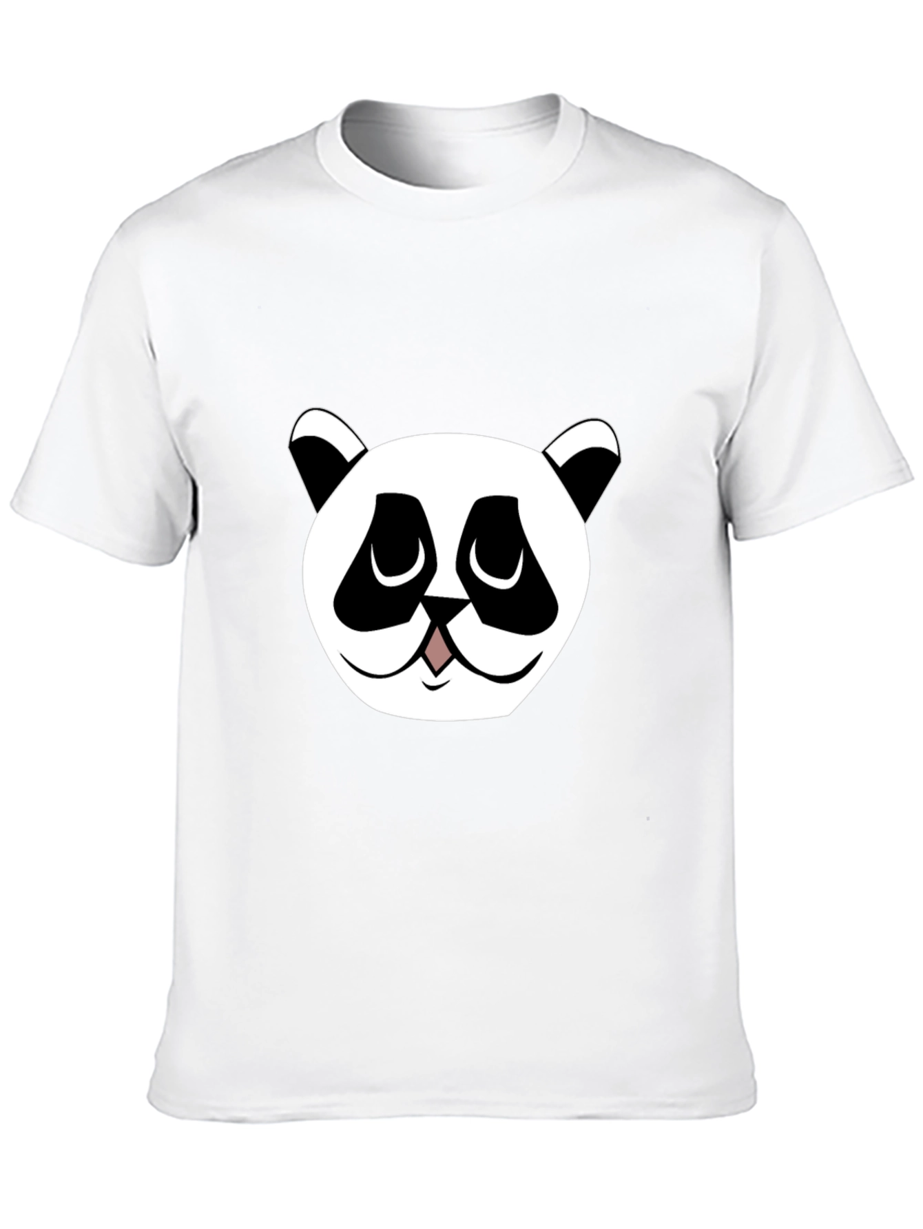 Panda Graphic Tee - Black Cotton Blend