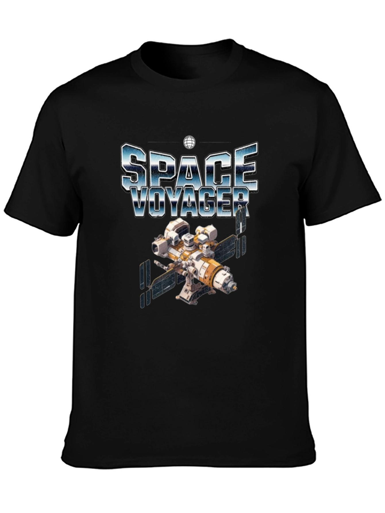 Space Voyager Graphic T-Shirt - Sci-Fi Design