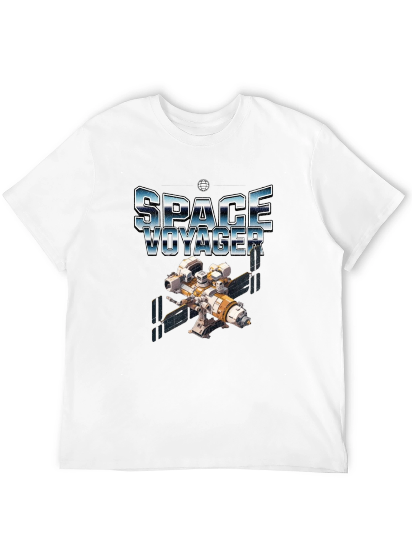 Space Voyager Graphic T-Shirt - Sci-Fi Design